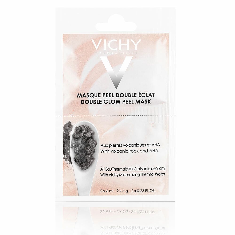 Vichy Pureté thermale Masque bi-dose Peel double éclat 2x6 ml