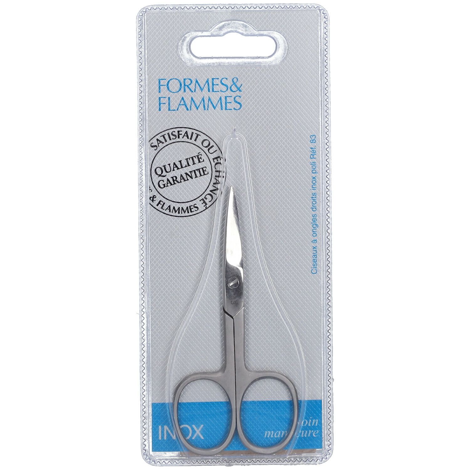 Formes et Flammes Ciseaux à ongles droits