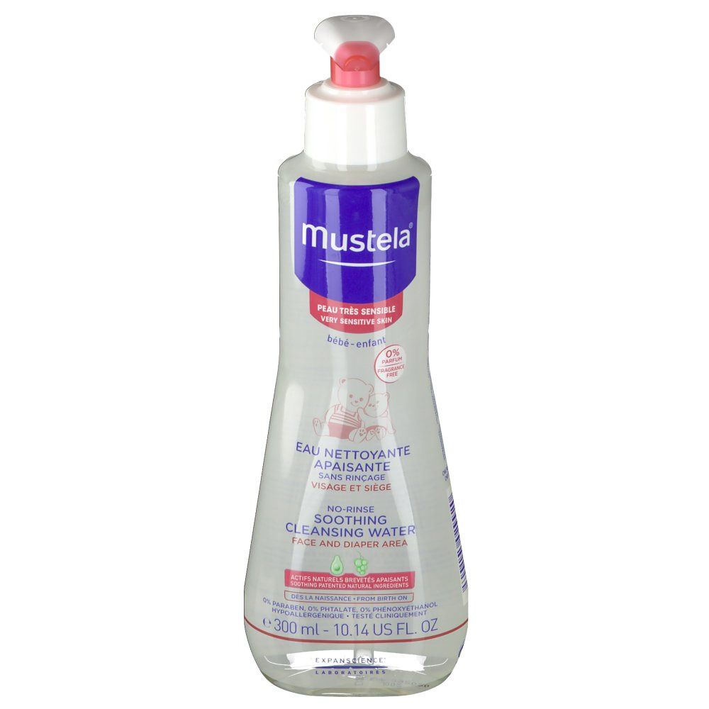 Mustela Eau Nettoyante Apaisante Sans Rin age Shop pharmacie fr