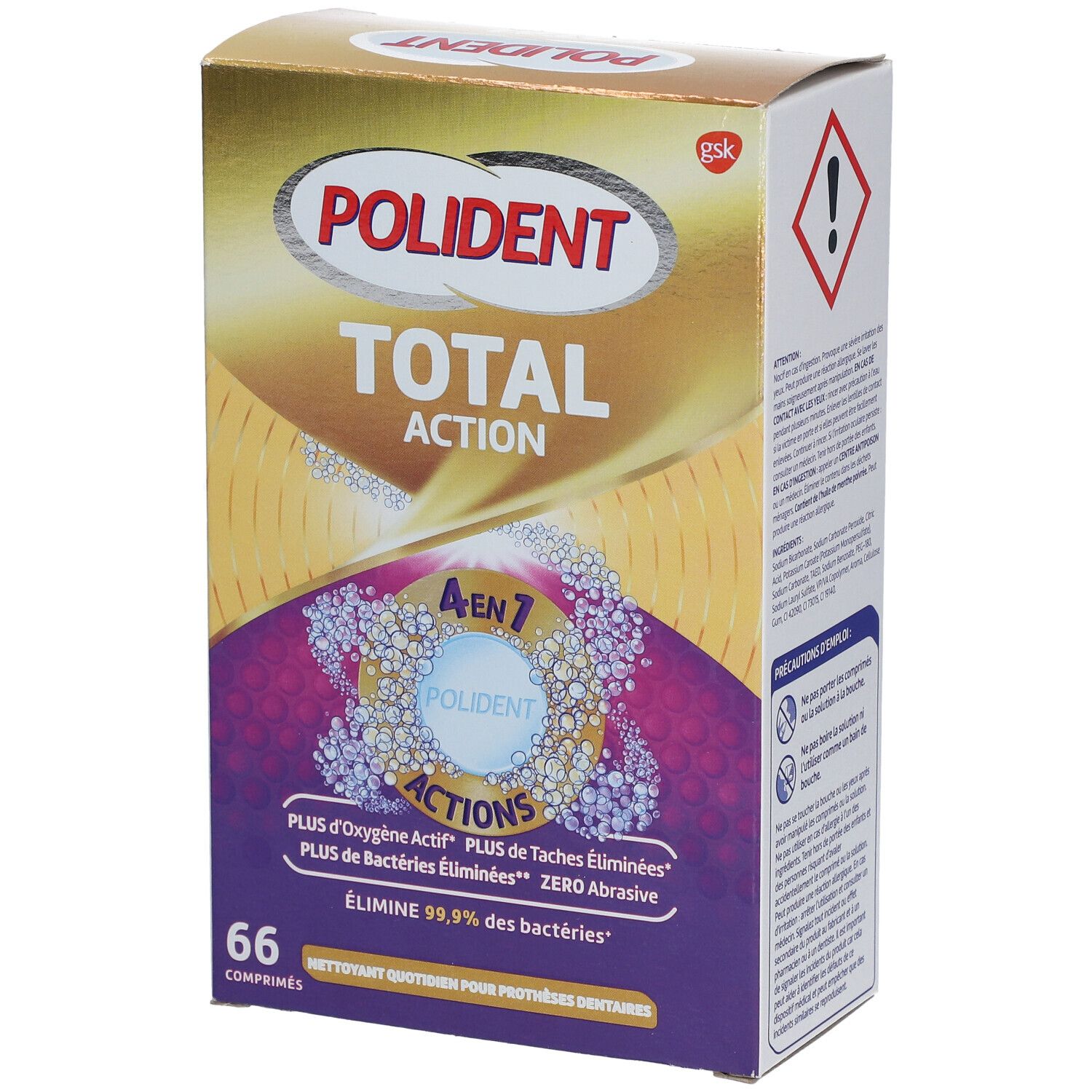 Polident® Total Action nettoyant
