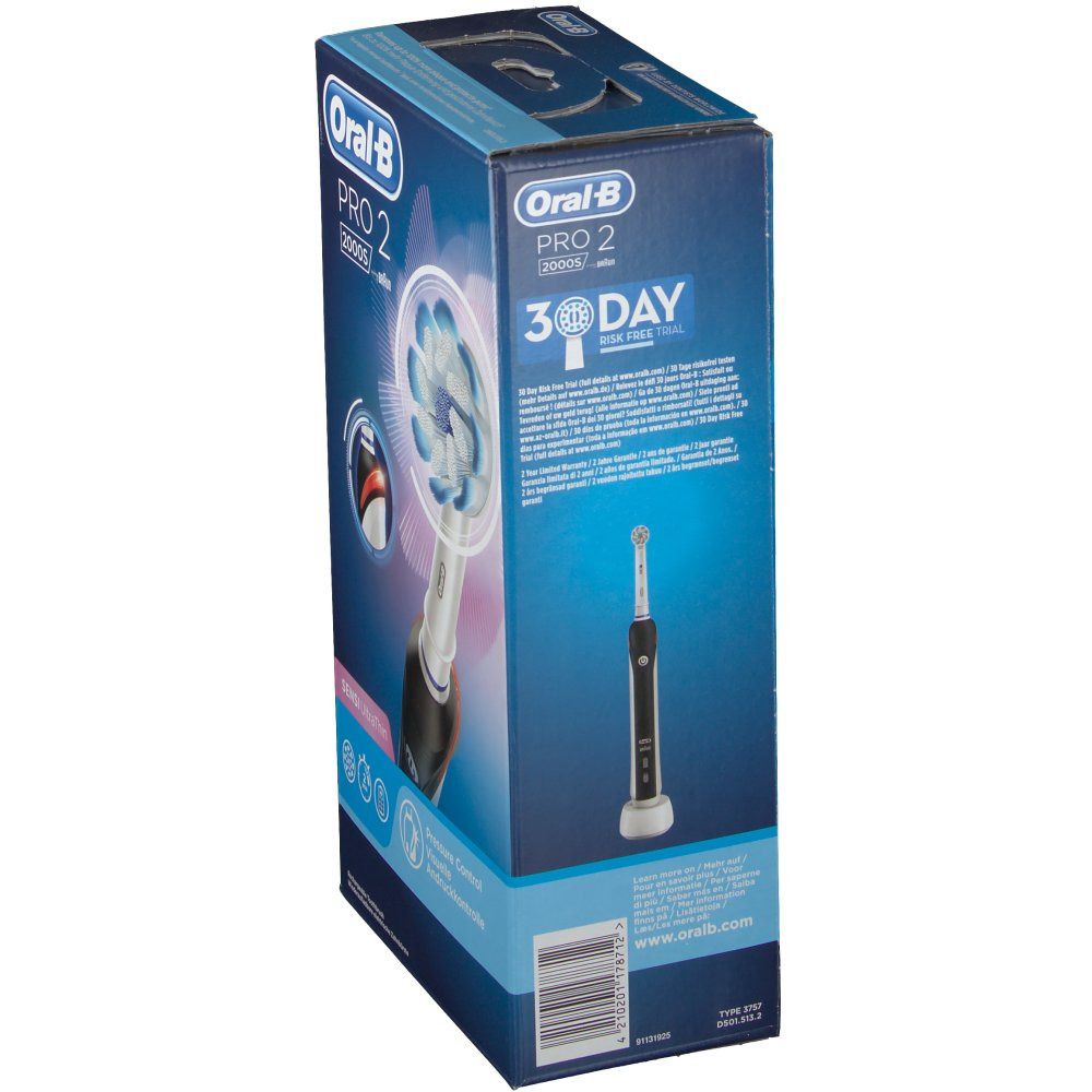 oral b pro 2 2000 white sensi ultrathin