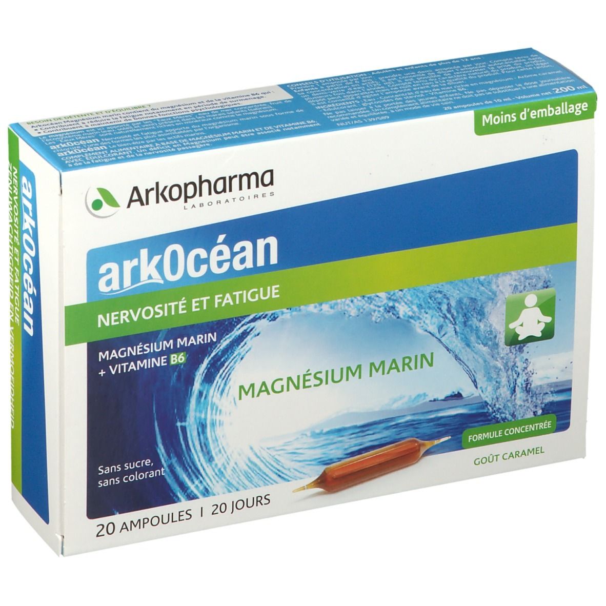 Arkopharma arkOcéan Magnésium Marin Nervosité et Fatigue
