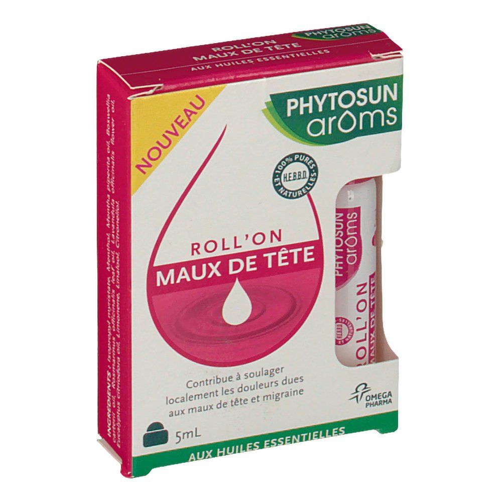 Phytosun Aroms Roll'on Maux de tête  shoppharmacie.fr