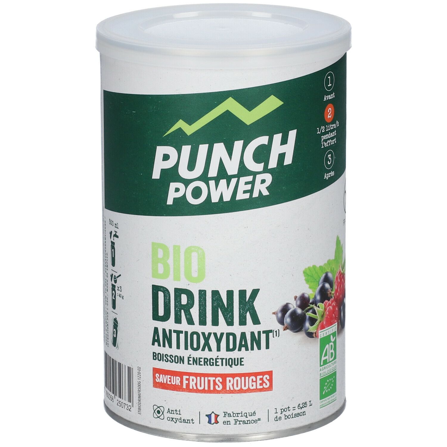 Punch Power Biodrink Antioxydant BIO Fruits Rouges