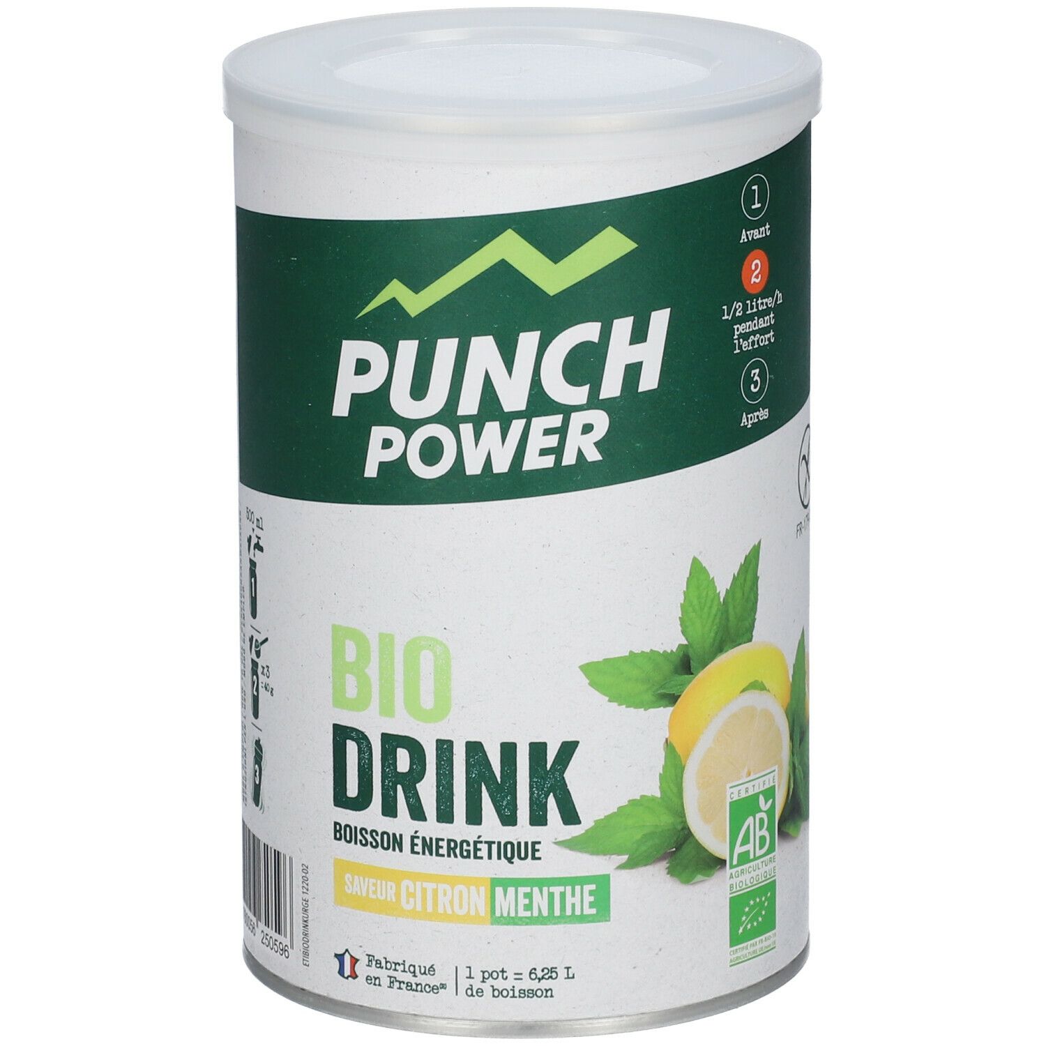 Punch Power Biodrink BIO Citron-Menthe