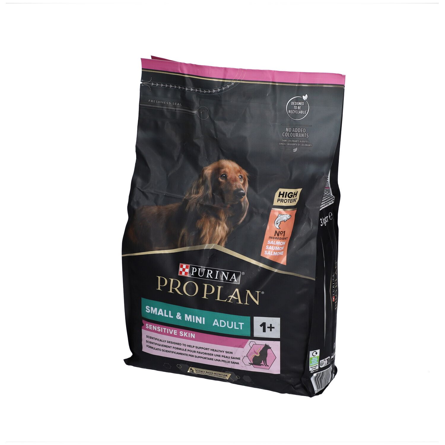 PURINA PRO PLAN Small Mini Adult Sensitive Skin avec OPTIDERMA Saumon 3000 g Redcare Pharmacie