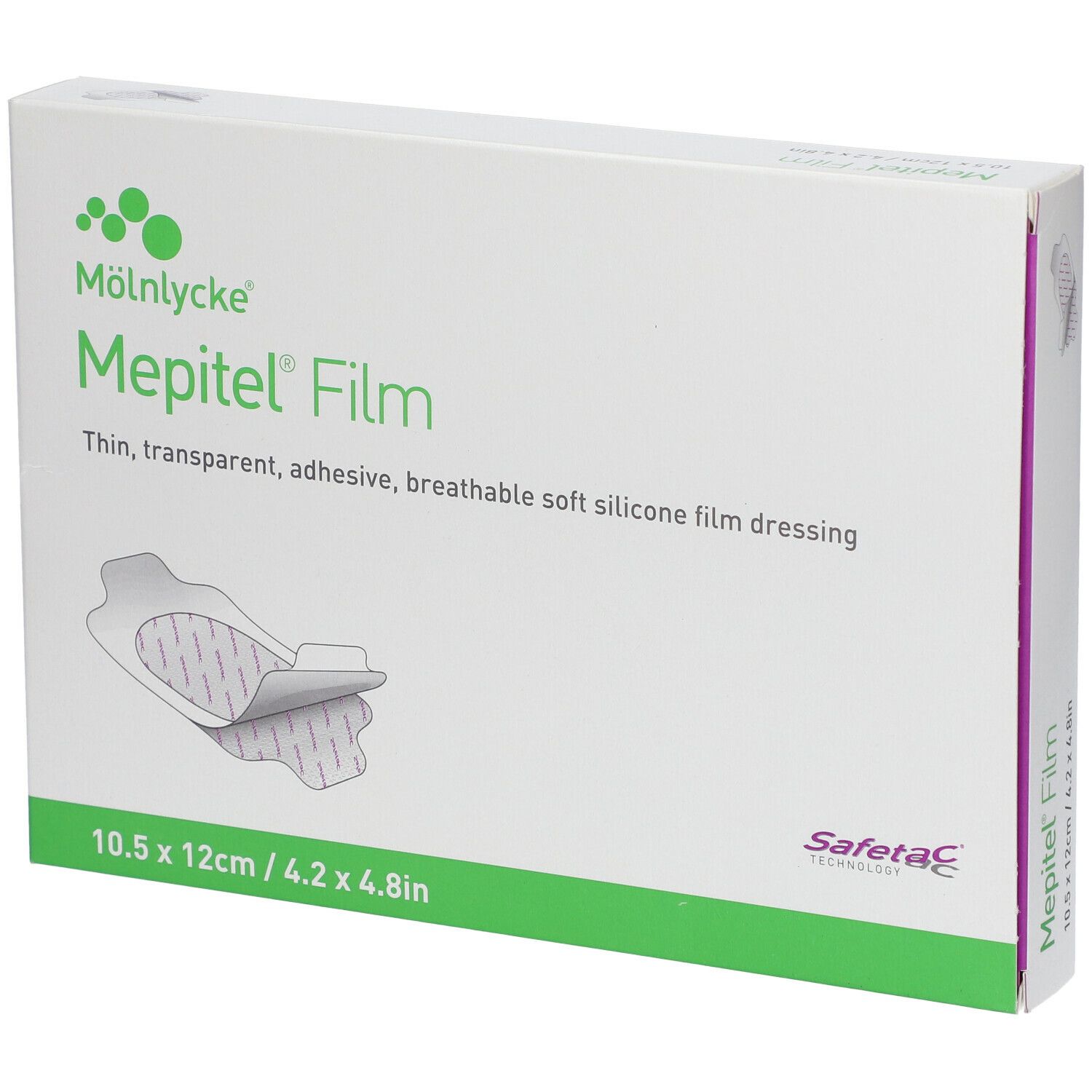 Mepitel® Film Pansement adhésif micro-adhérent 10,5 cm x 12 cm