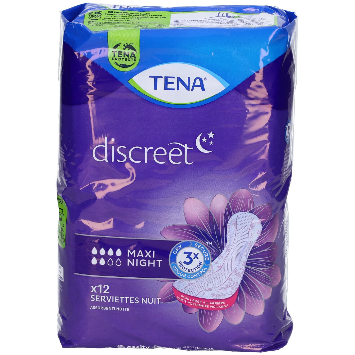 Tena® Discreet Maxi Night Protections absorbantes
