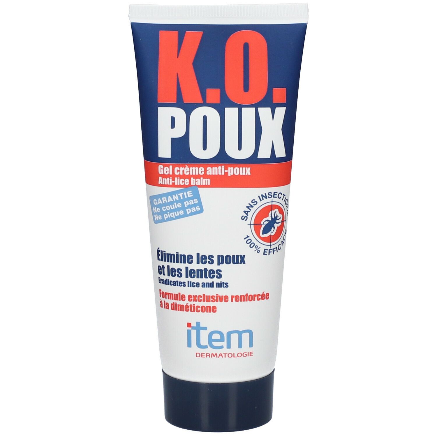 item K.o. Poux Gel crème anti-poux