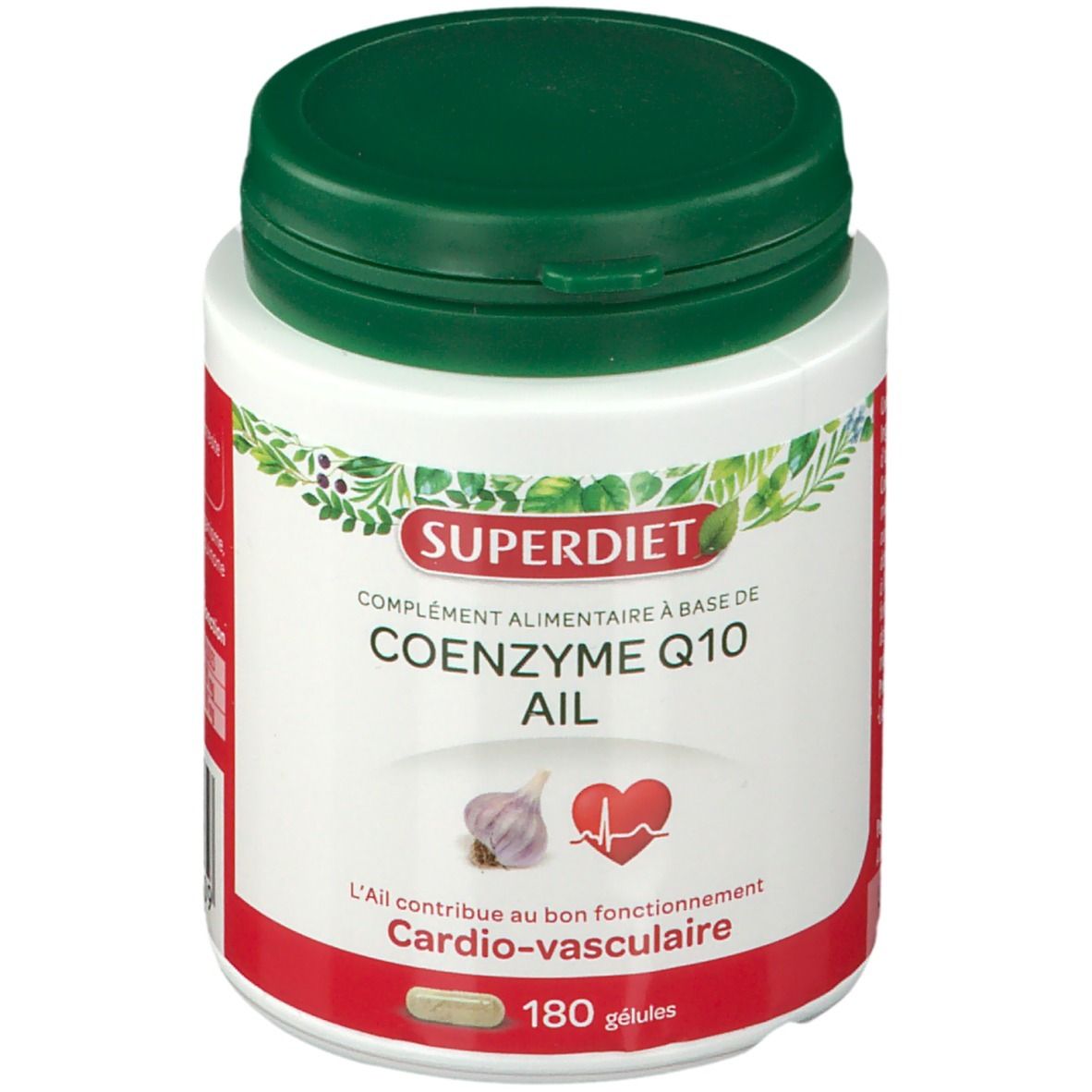 Superdiet Coenzyme Q10 + Ail Cardio-vasculaire