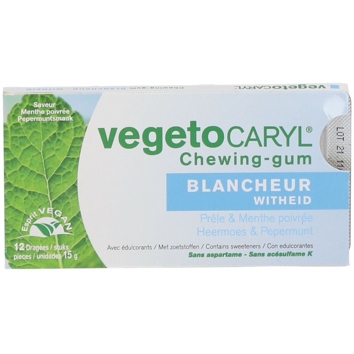 vegetoCARYL® Chewing-gum Blancheur