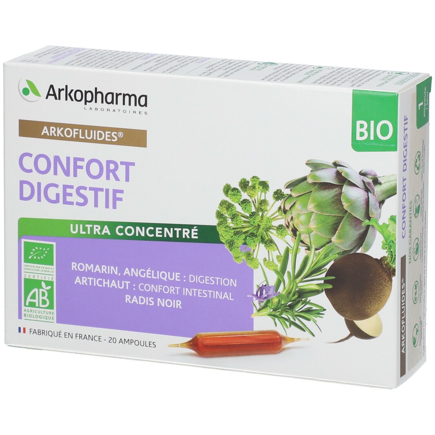Arkopharma Arkofluides® Confort digestif Bio