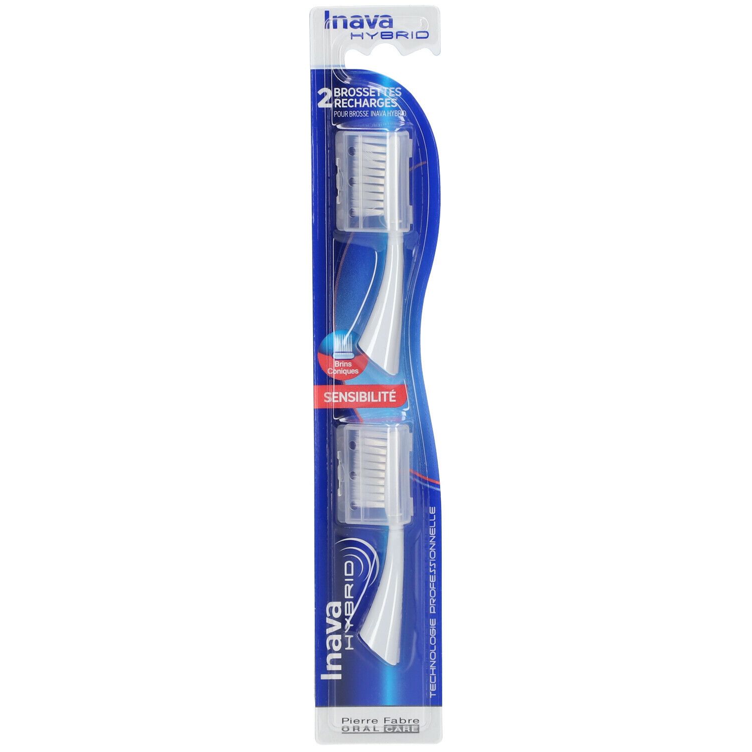 Inava Hybrid Sensibilité 2 brossettes recharges