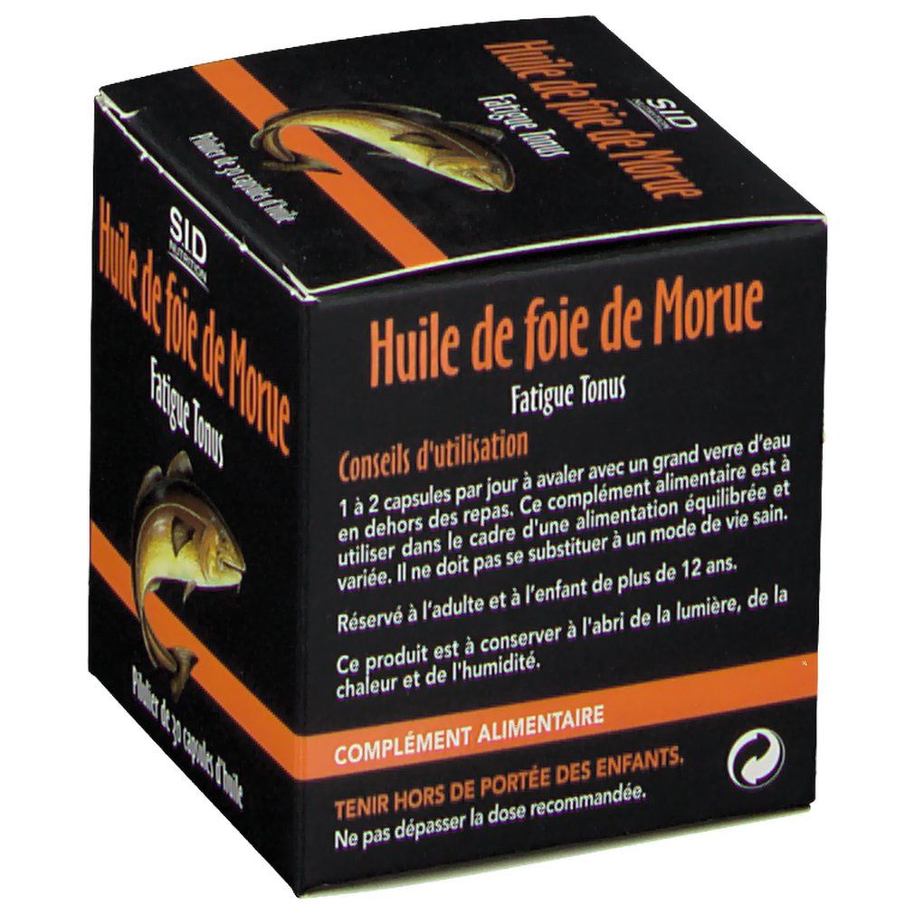 SID Nutrition Huile de foie de morue - shop-pharmacie.fr