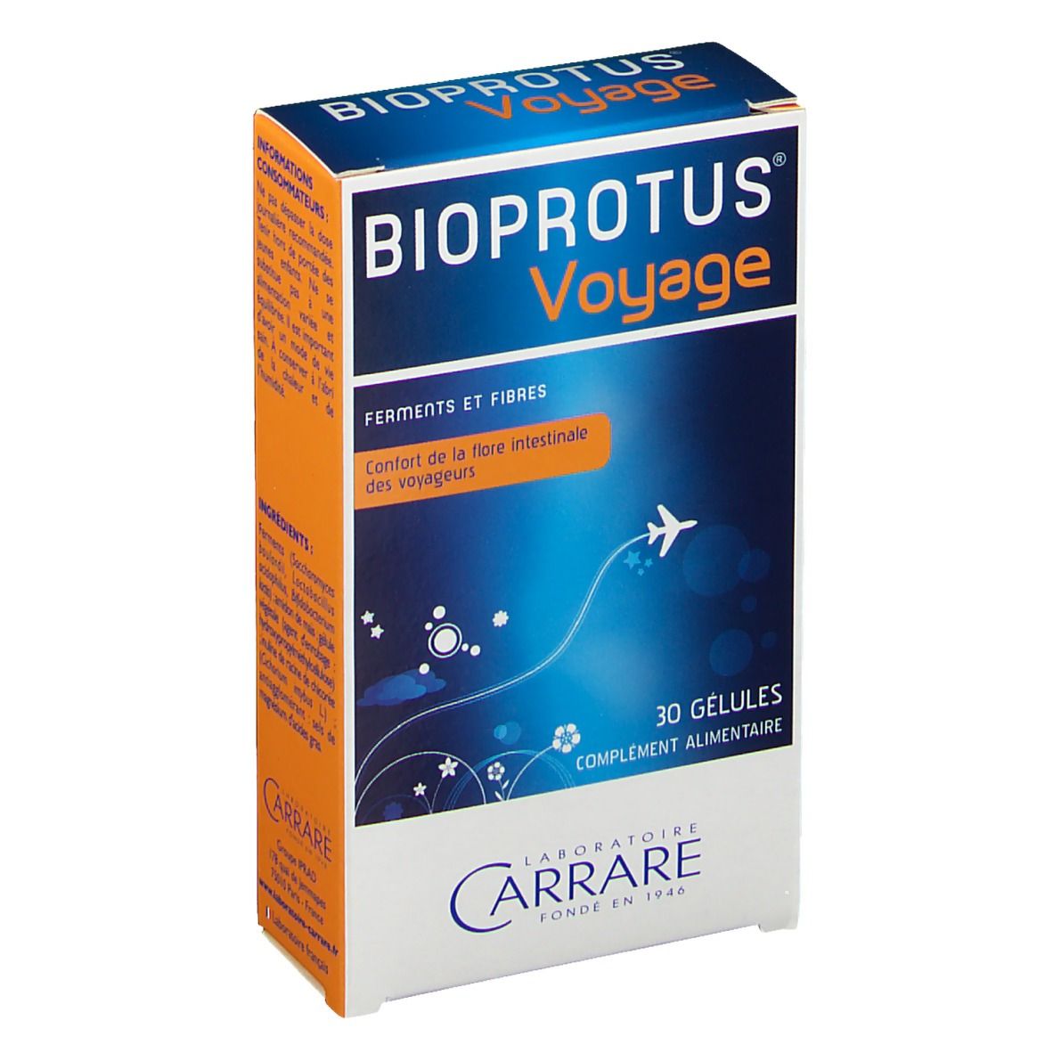 BIOPROTUS® Voyage, Gélule, Flore intestinale à base de probiotiques