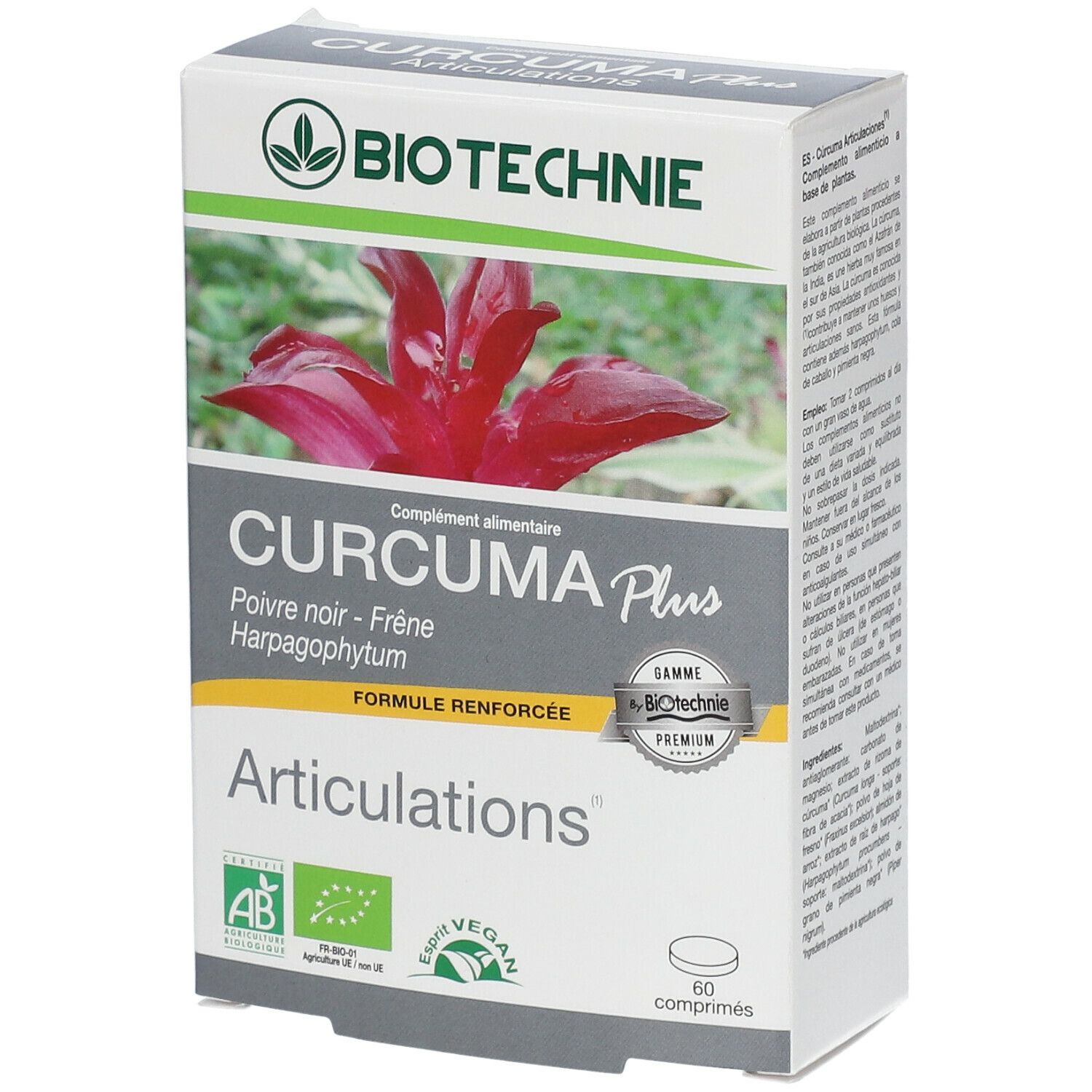 Biotechnie Curcuma Articulations Bio