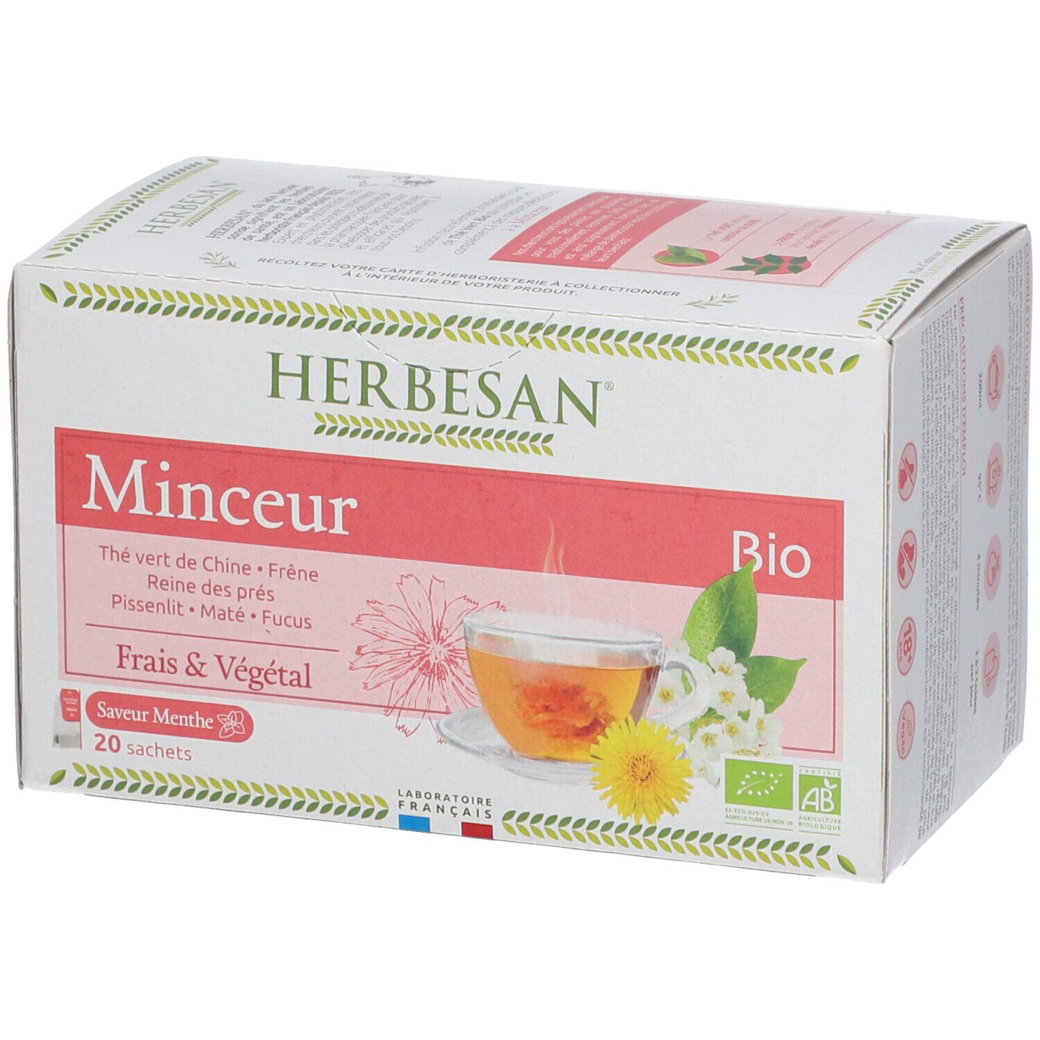 Herbesan® Infusion Thé Vert Bio Minceur N° 6