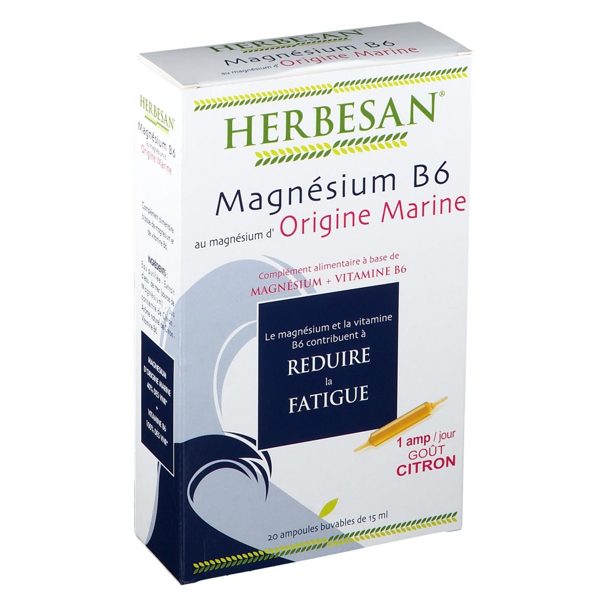 Herbesan® Magnésium Marin B6 Ampoule