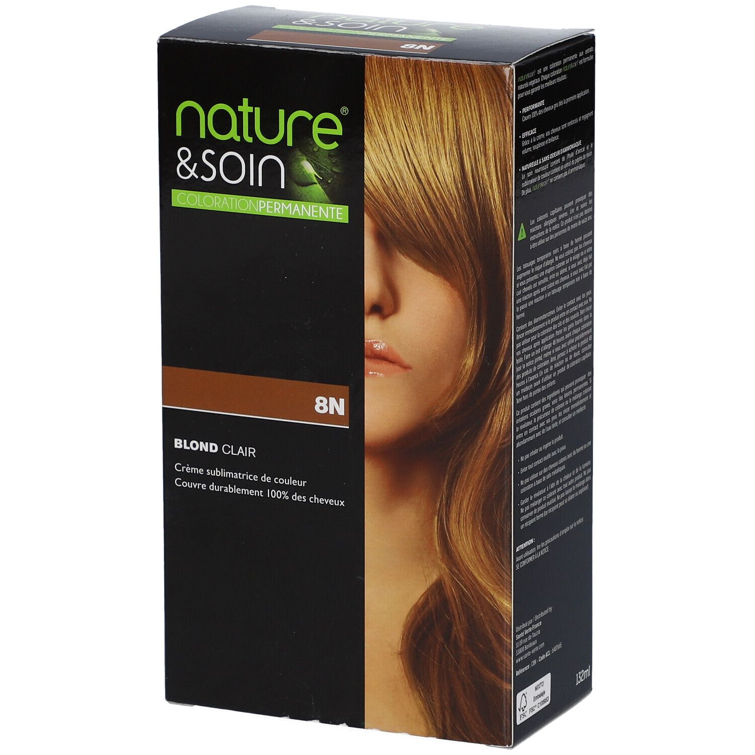 nature & soin® Coloration Blond clair 8N