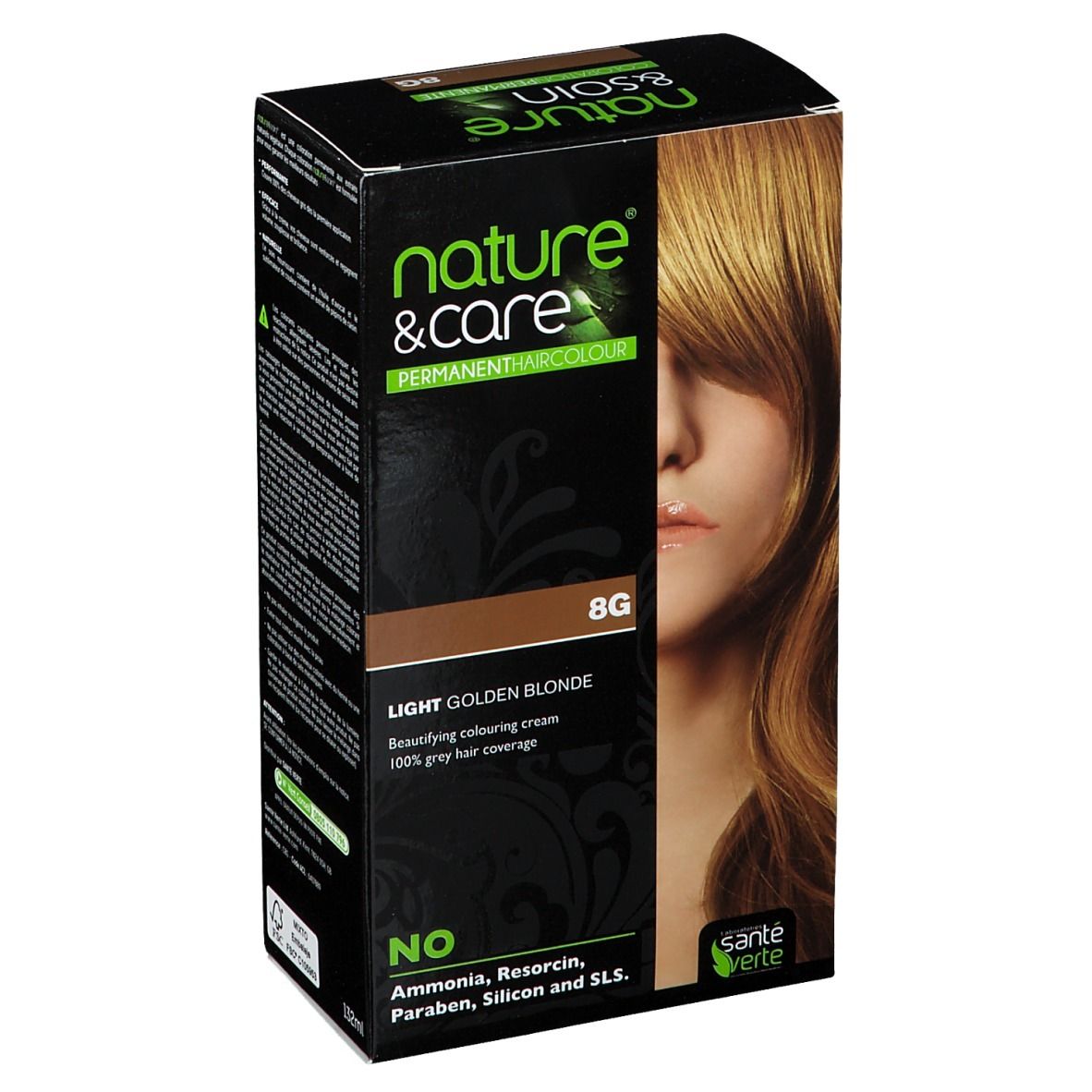 nature & soin® Coloration Blond clair doré 8G
