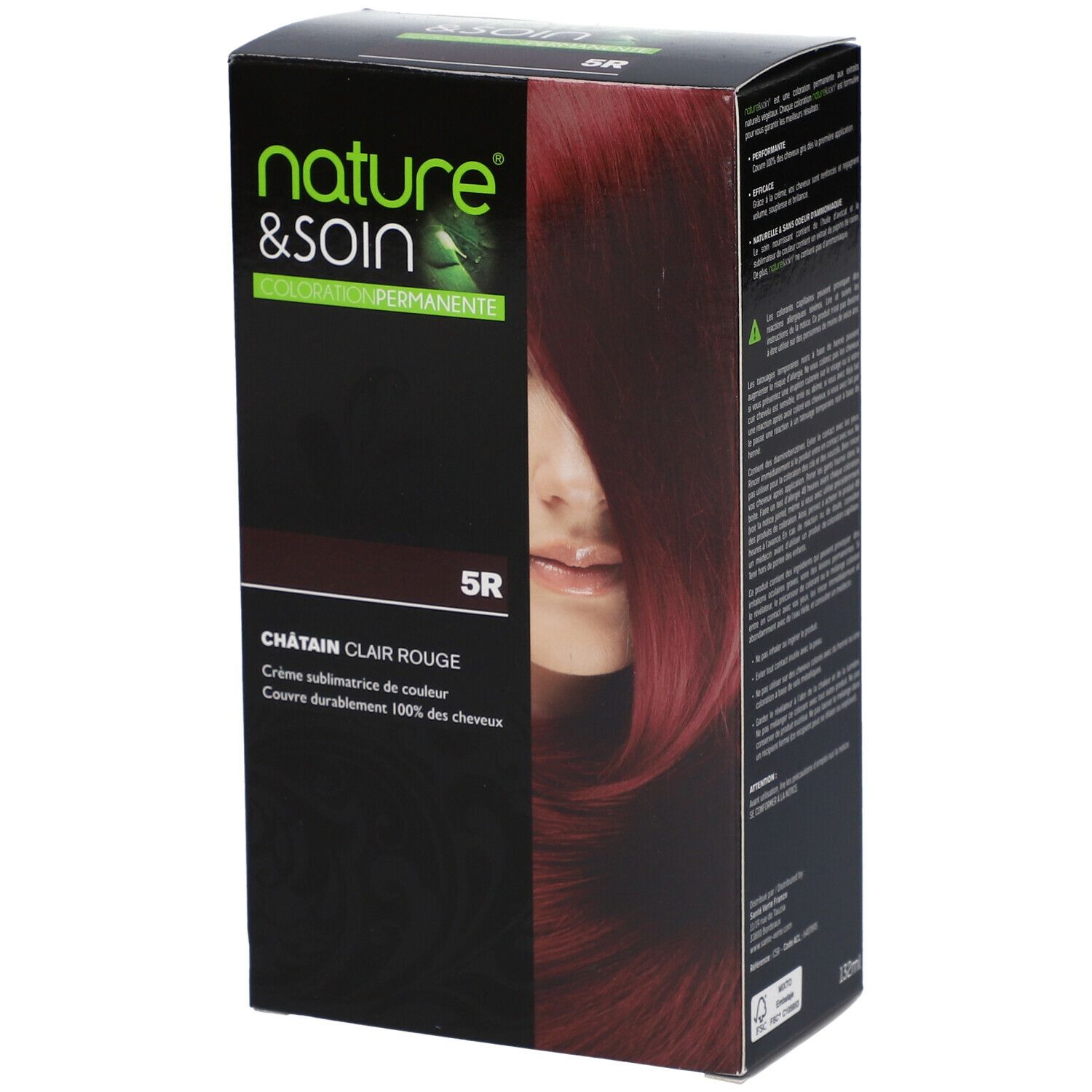 nature & soin® Coloration Chataîn clair rouge 5R