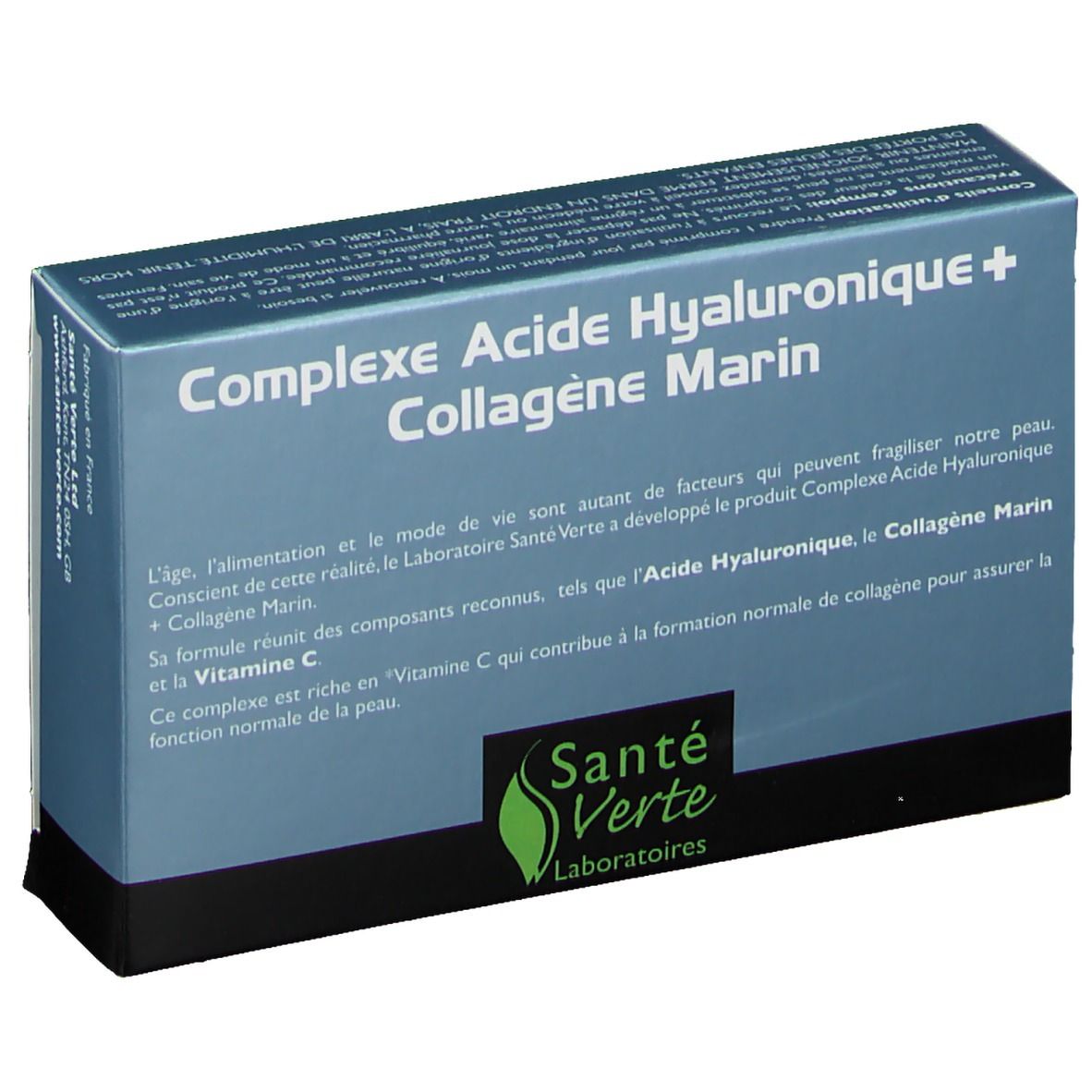 Santé Verte Complexe Acide Hyaluronique Collagène Marin - shop-pharmacie.fr