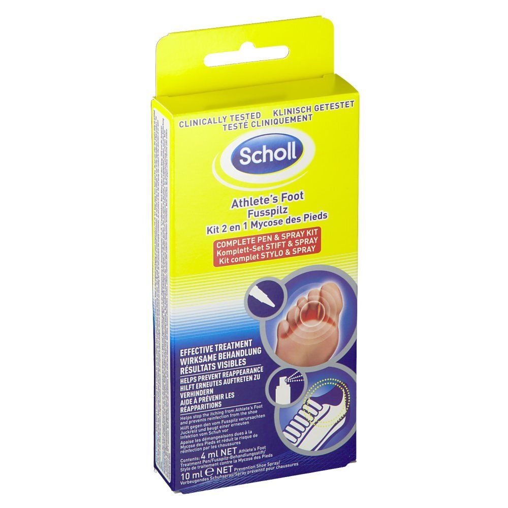 Scholl® Kit 2 en 1 Mycose de Pieds - shop-pharmacie.fr Scholl® Kit 2 en 1 Mycose de Pieds - shop-pharmacie.fr