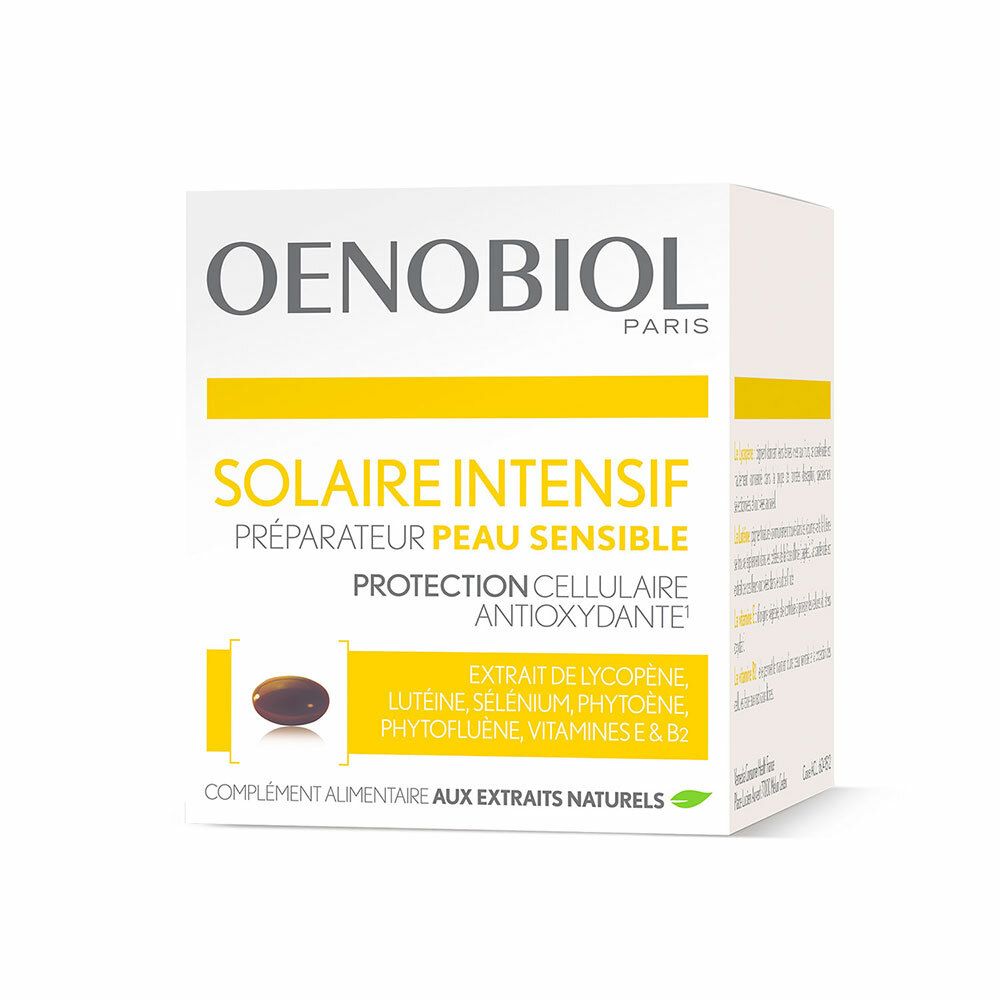 Oenobiol Solaire Intensif Préparateur peau sensible