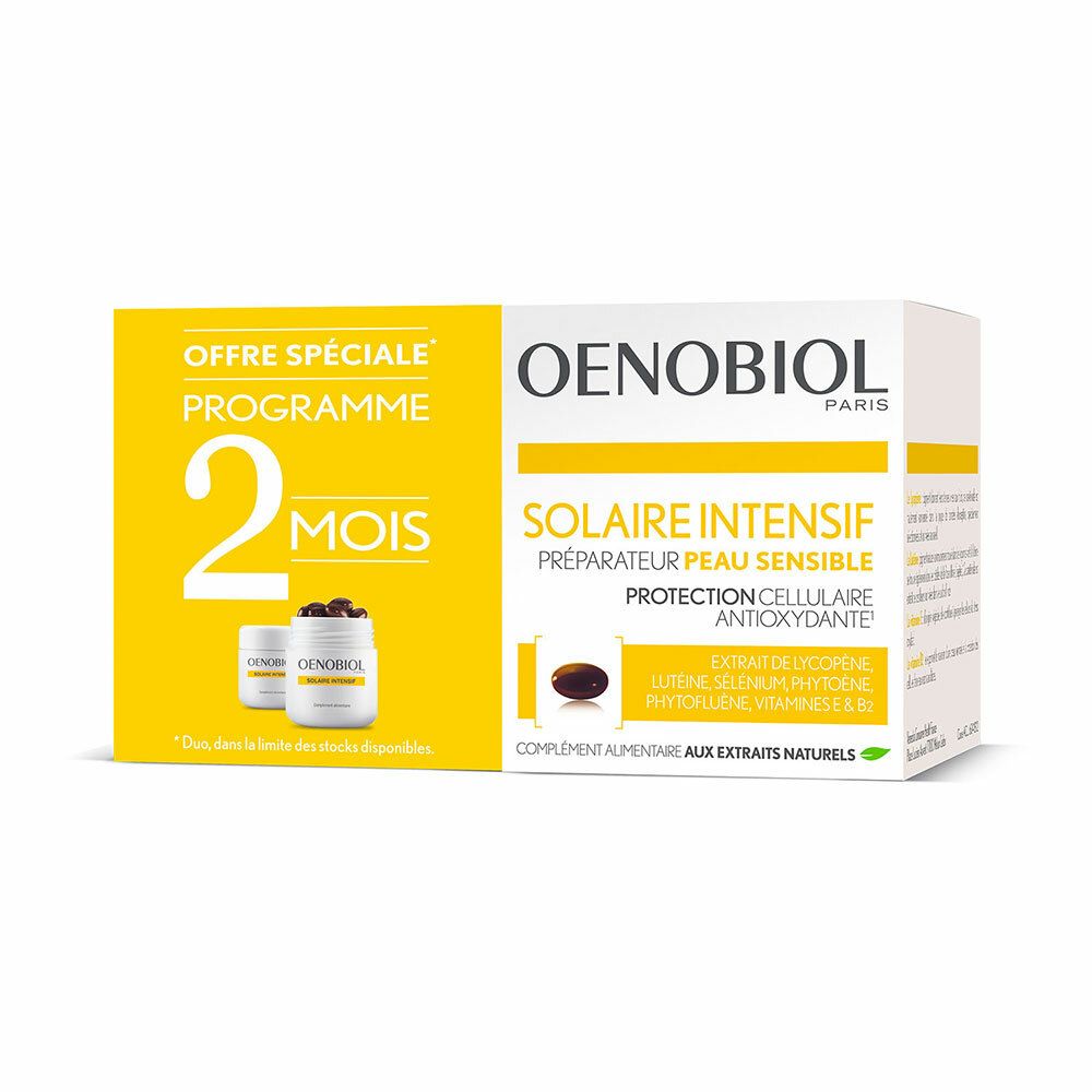 Oenobiol Solaire Intensif Pour peaux sensibles