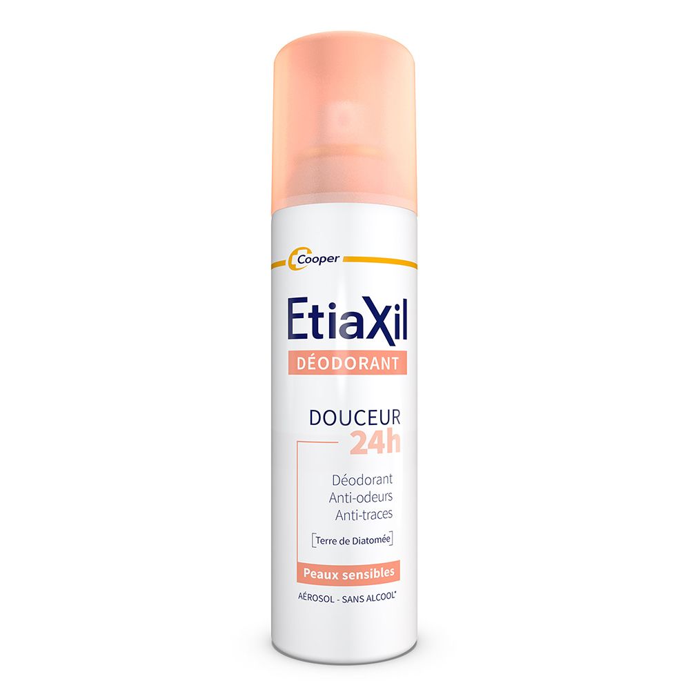 EtiaXil Déodorant Douceur 48h Peaux Sensibles Spray