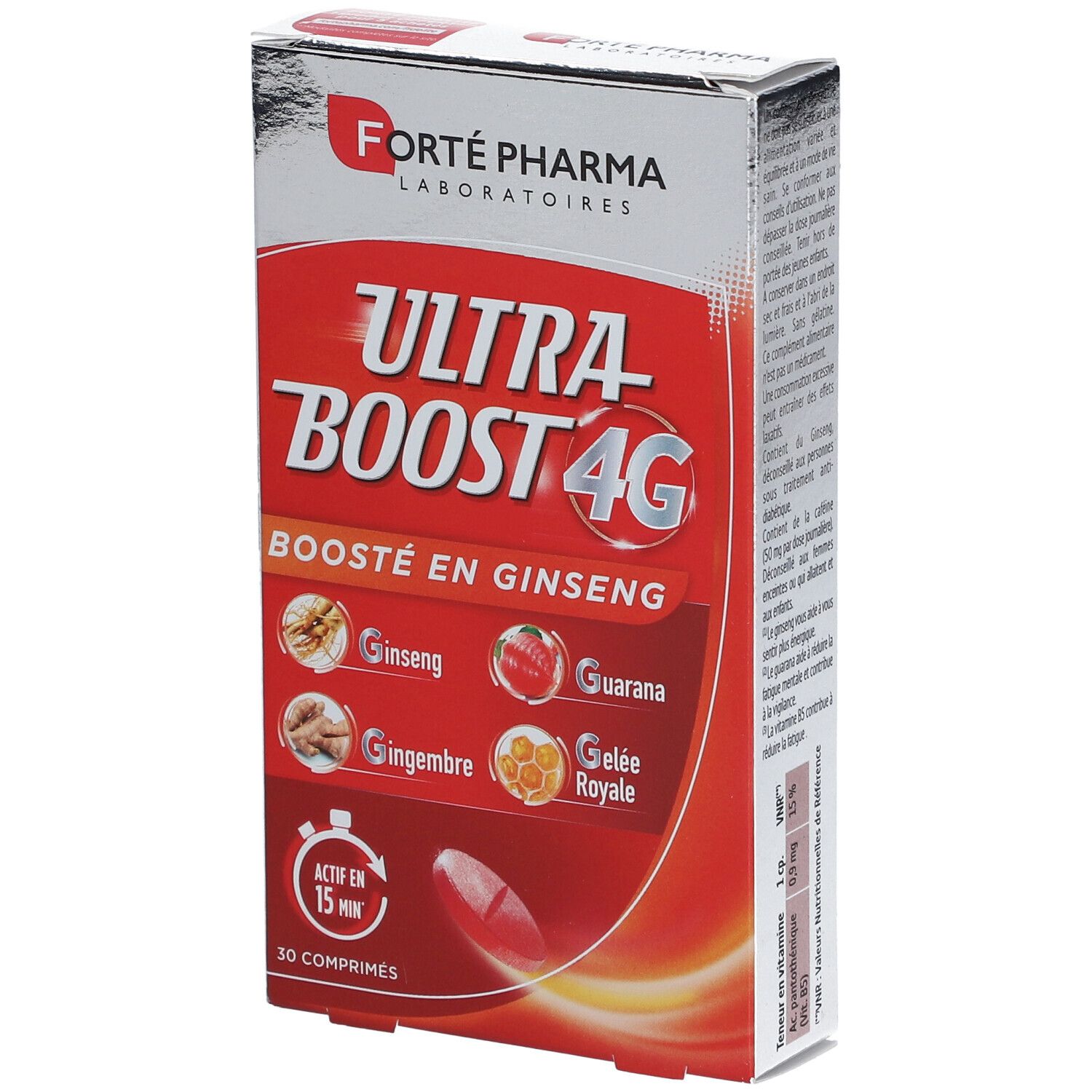 Forté Pharma Vitalité Ultra Boost 4G Ginseng Comprimé
