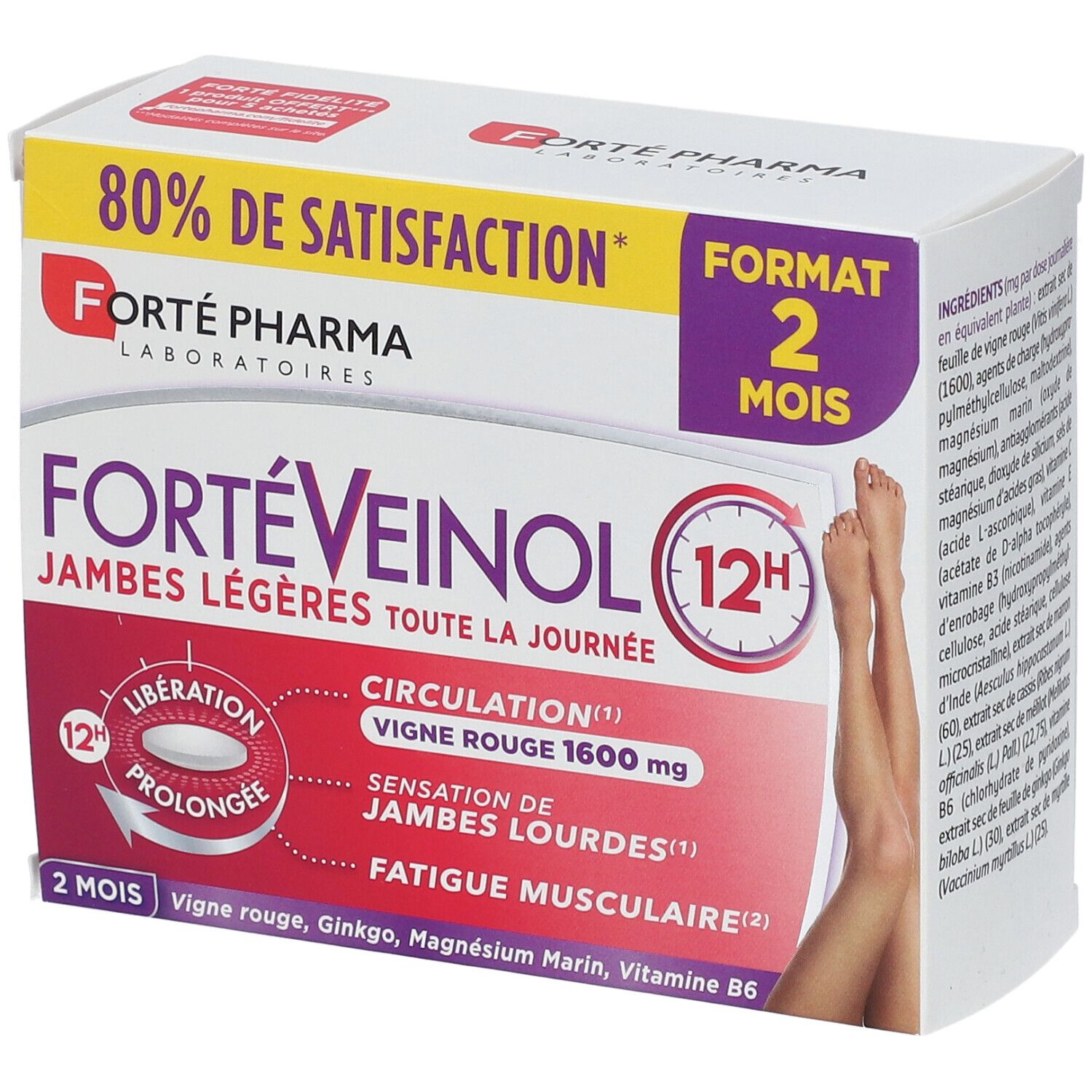 Forté Pharma FortéVeinol 12H