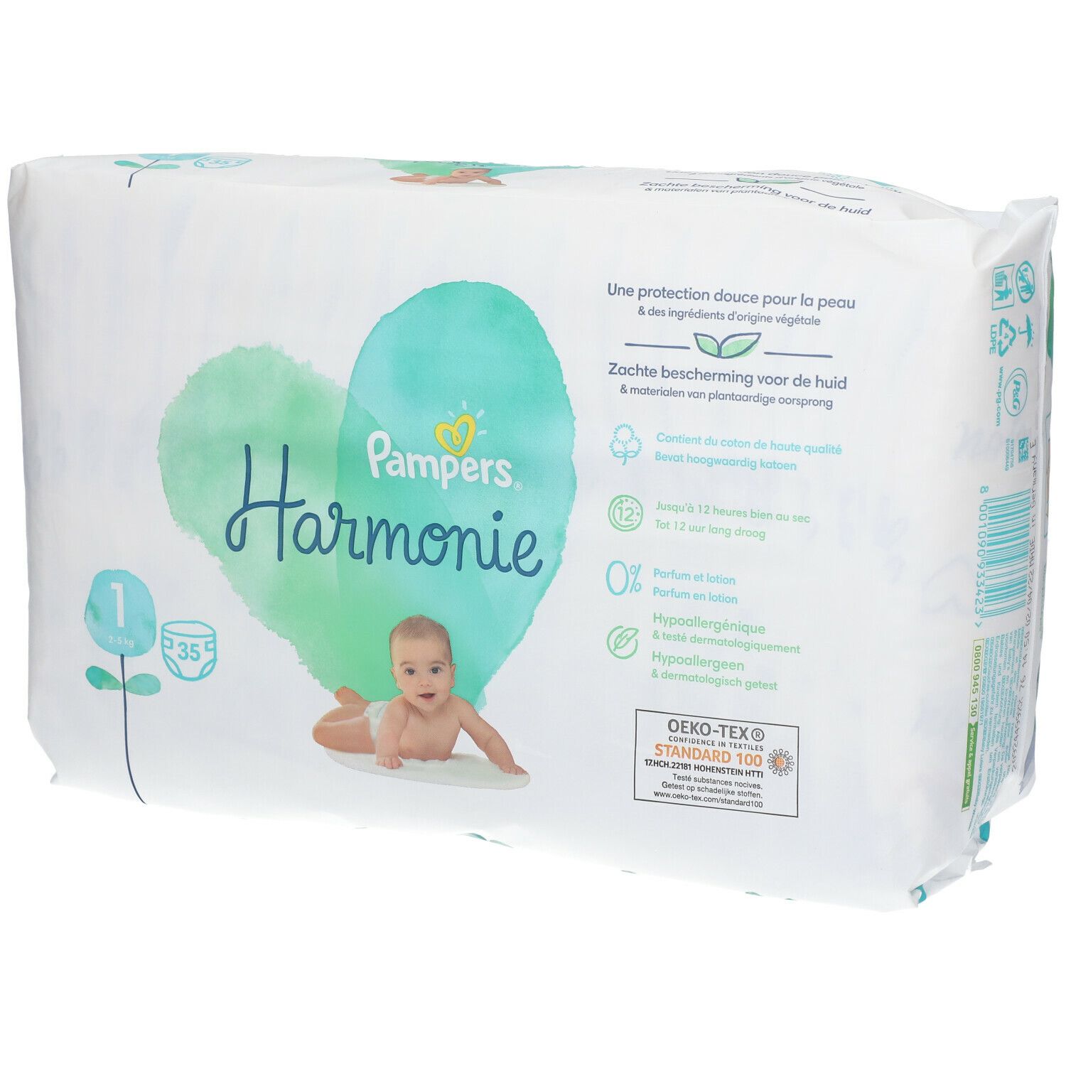 Pampers® Harmonie Couches Taille 1, 2-5 kg