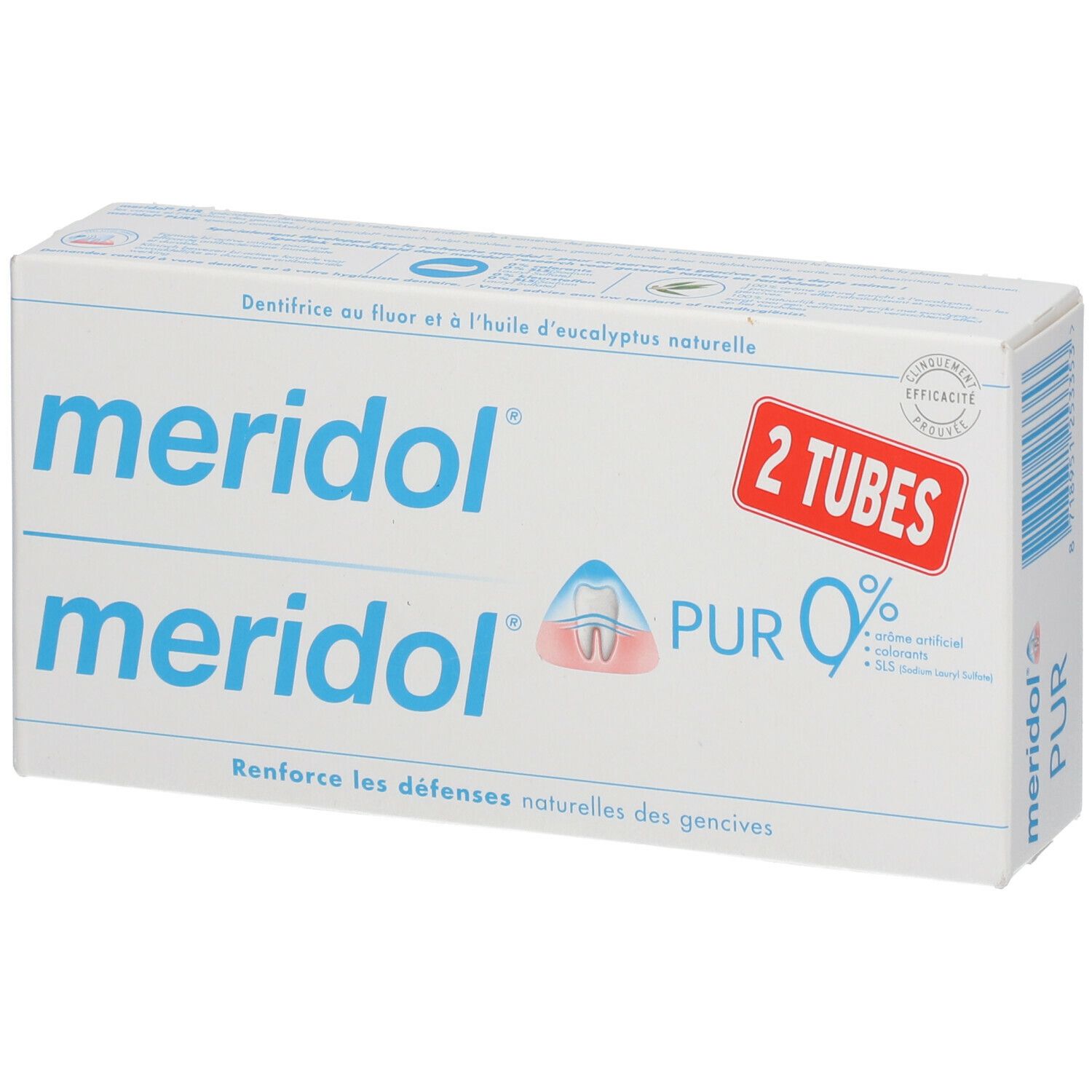 meridol® PUR 0 % Dentifrice