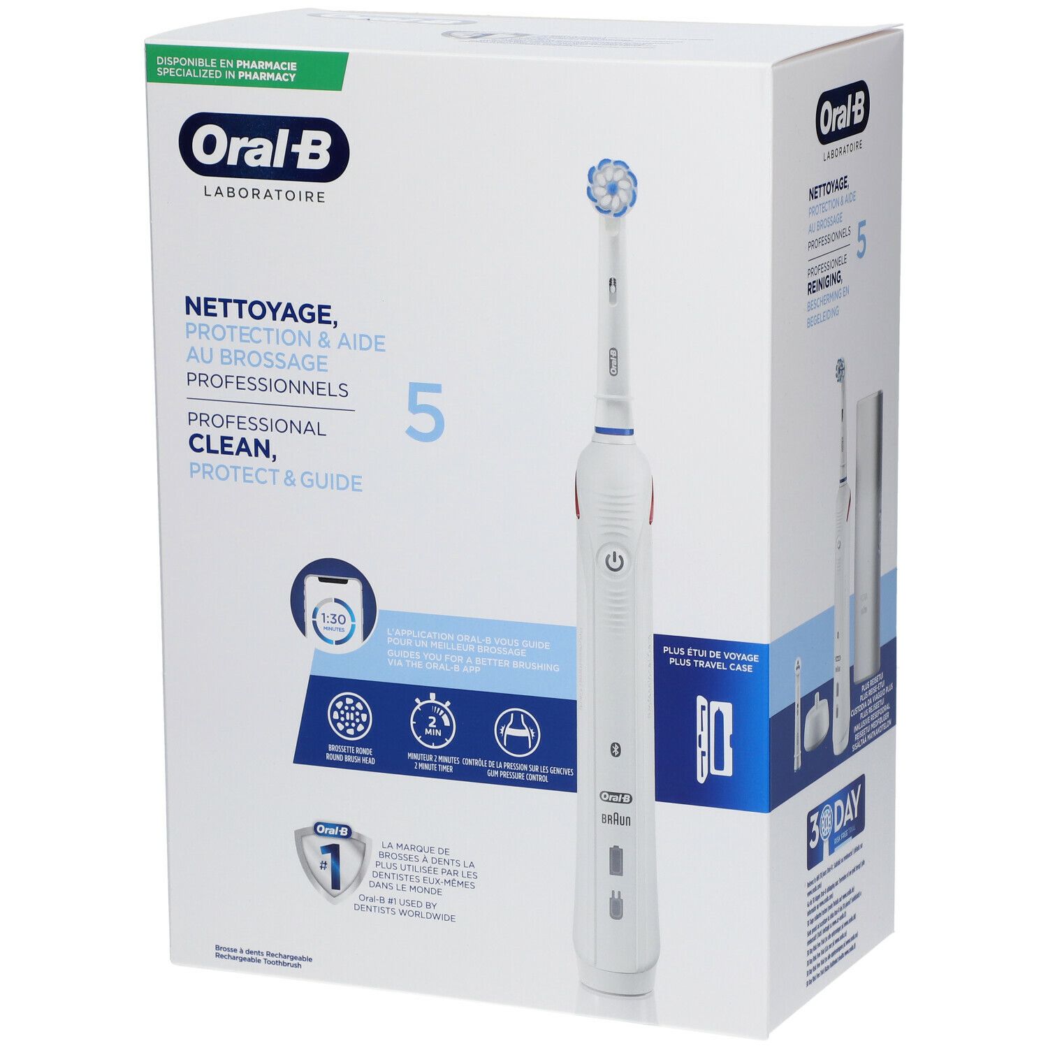Oral-B Laboratoire Nettoyage, Protection & Aide au Brossage Professionnels 5 Brosse à dents électriq
