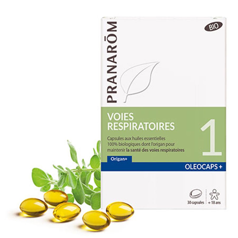 Pranarôm Oleocaps+ 1 Voies Respiratoires Bio