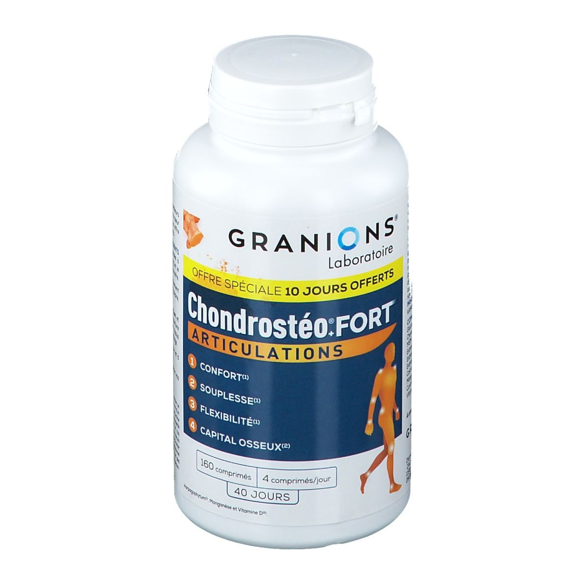 Laboratoire des Granions® Chondrostéo®+ Fort Articulations