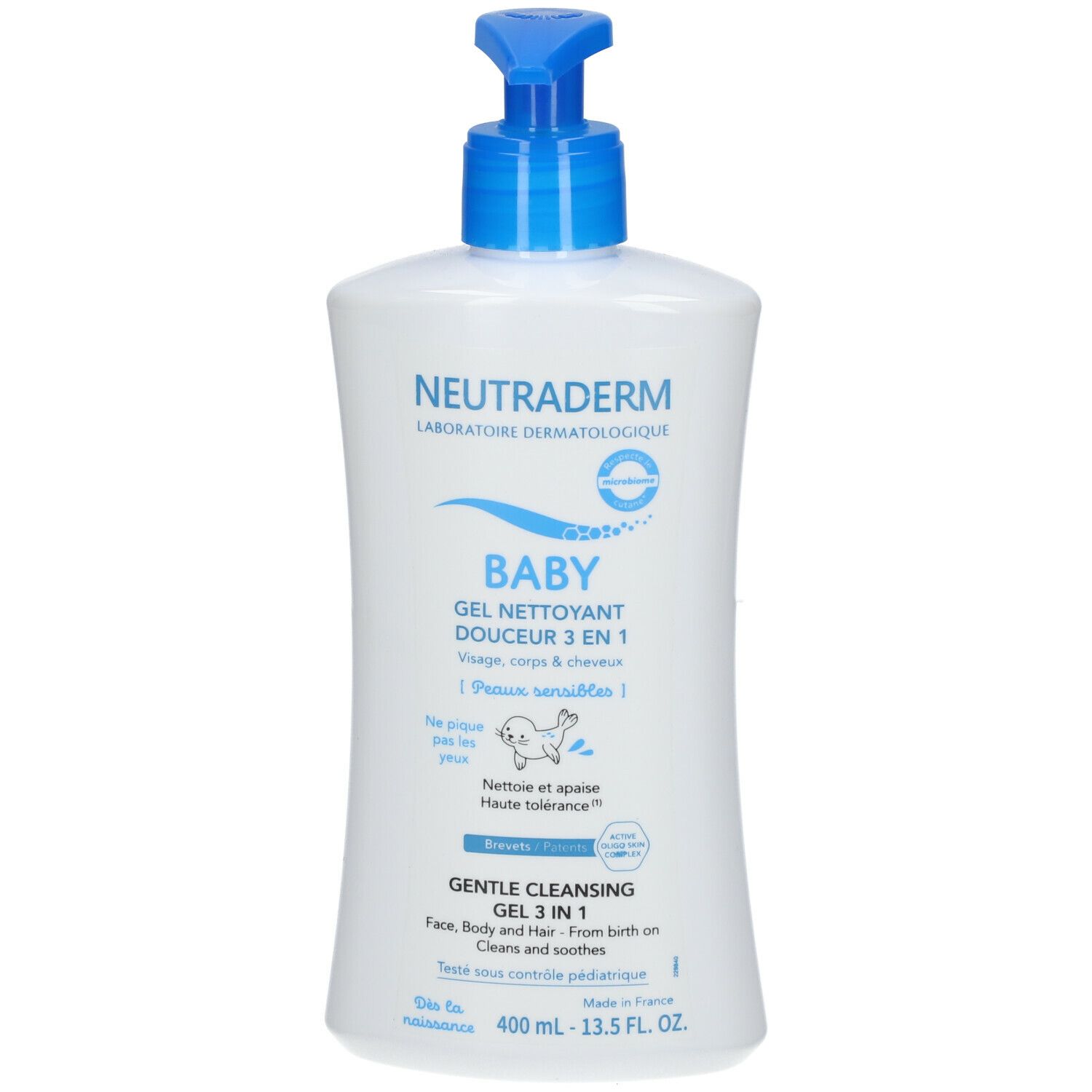 Neutraderm Baby Gel Nettoyant Douceur 3 en 1