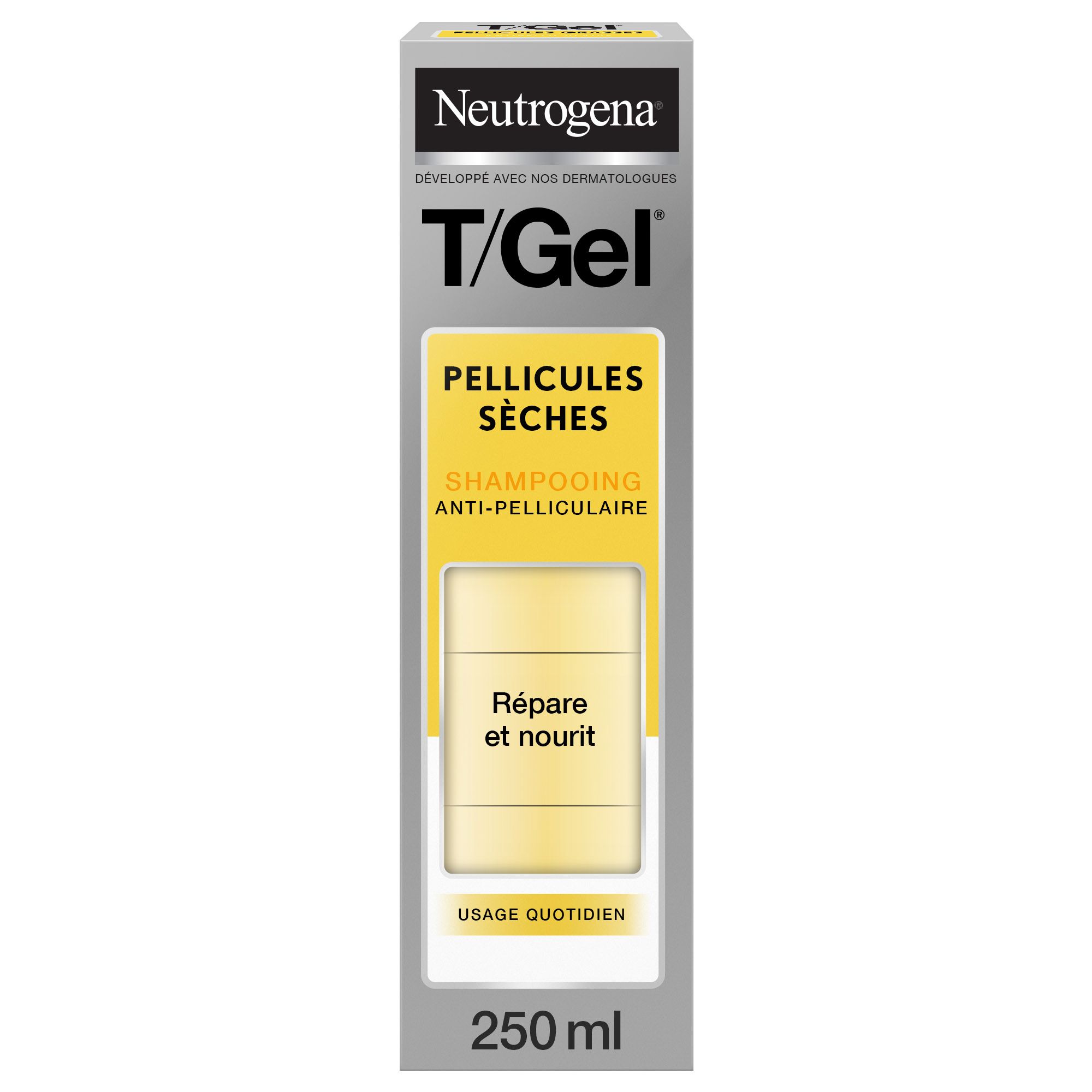 Neutrogena, T/Gel, Shampoing Pellicules Sèches 250 ml