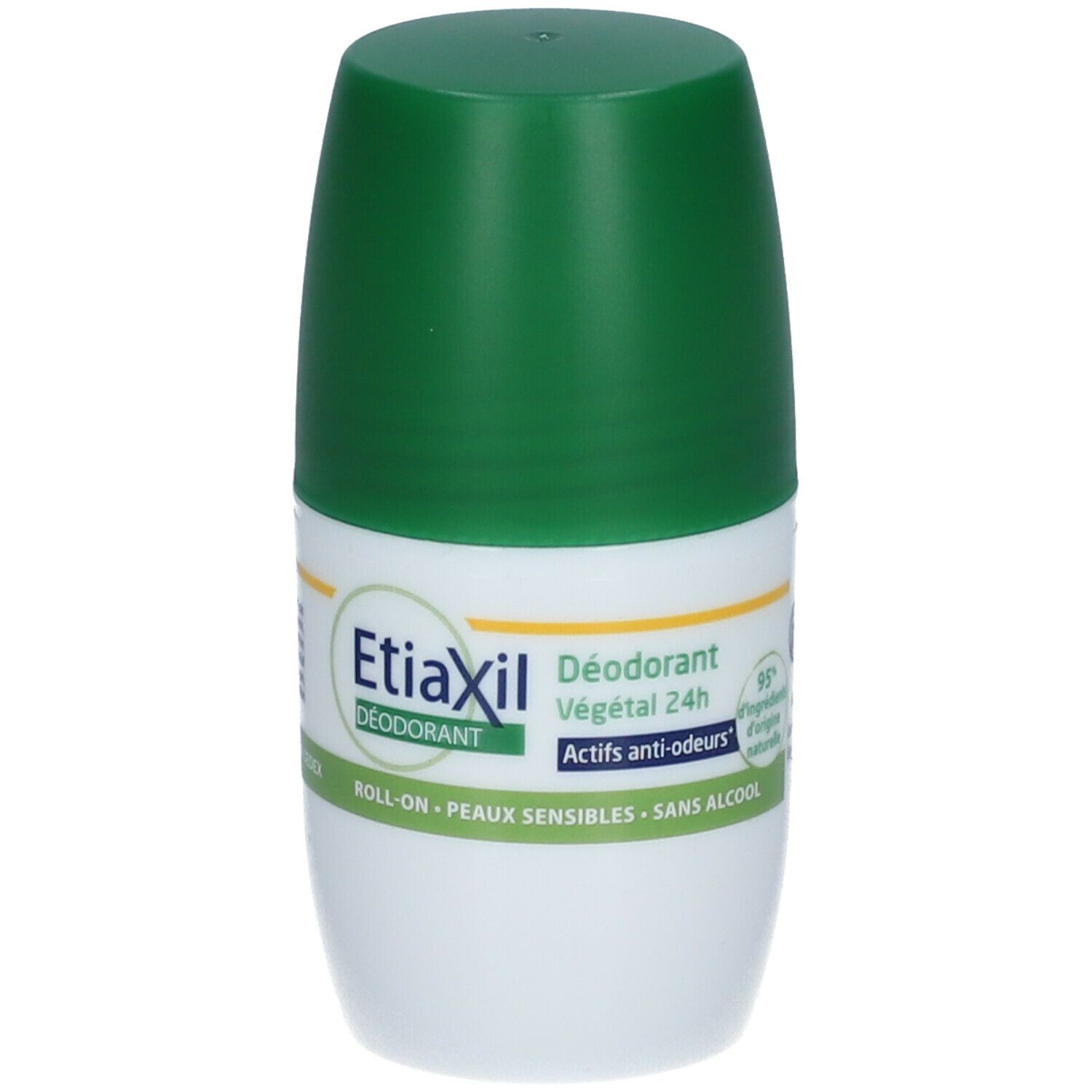 EtiaXil Peaux Sensibles Déodorant Anti-odeurs Végétal 24h Roll'on