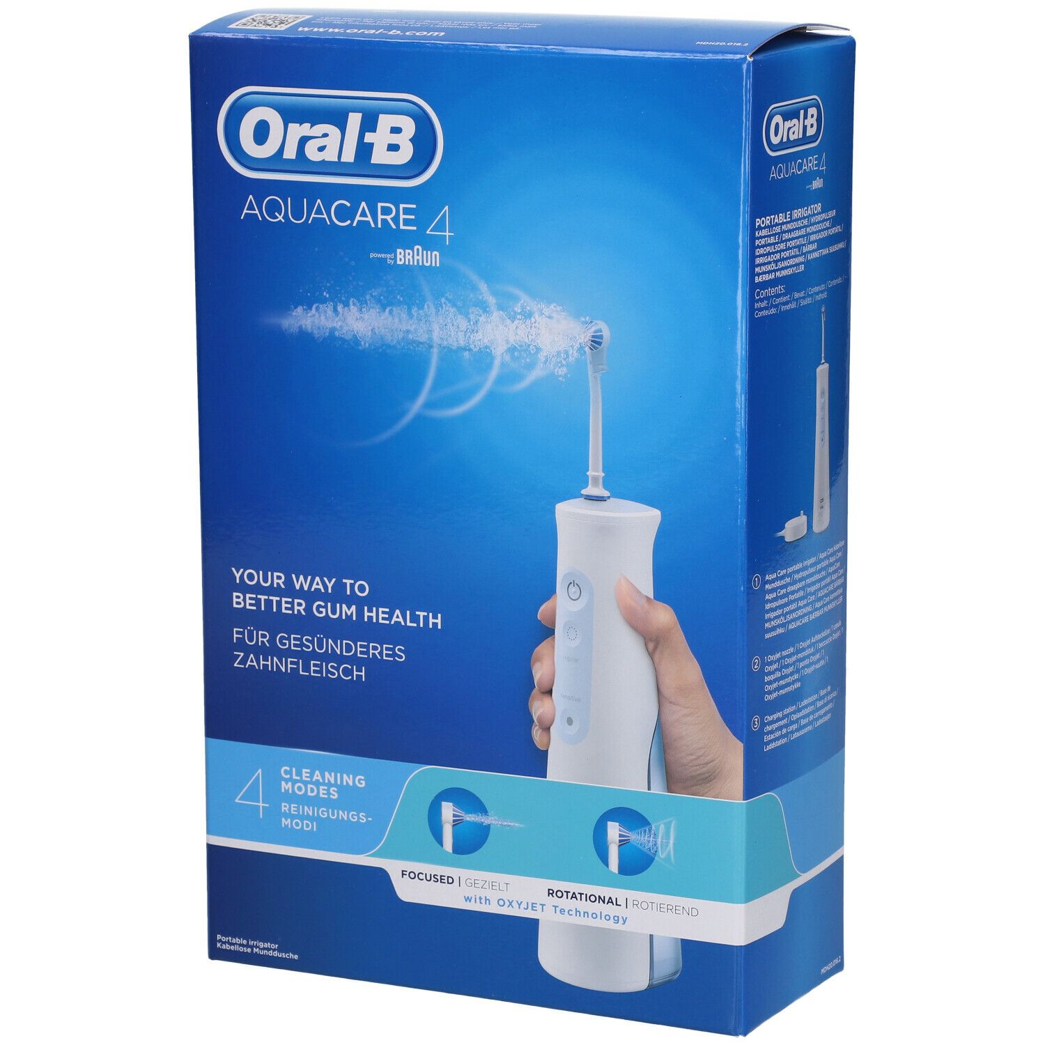 Oral-B Aquacare 4, Hydropulseur Compact avec Technologie Oxyjet