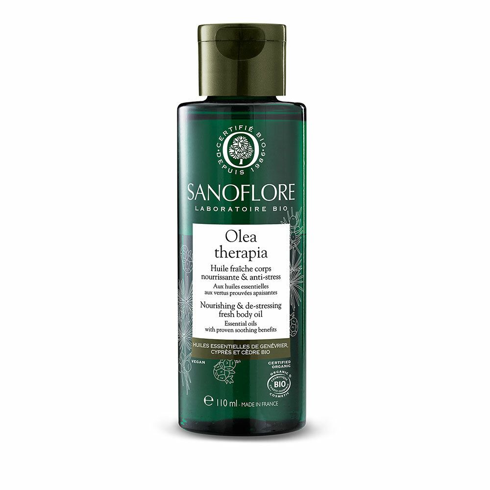 Sanoflore Olea therapia huile fraîche nourrissante & antistress certifiée bio 110ml
