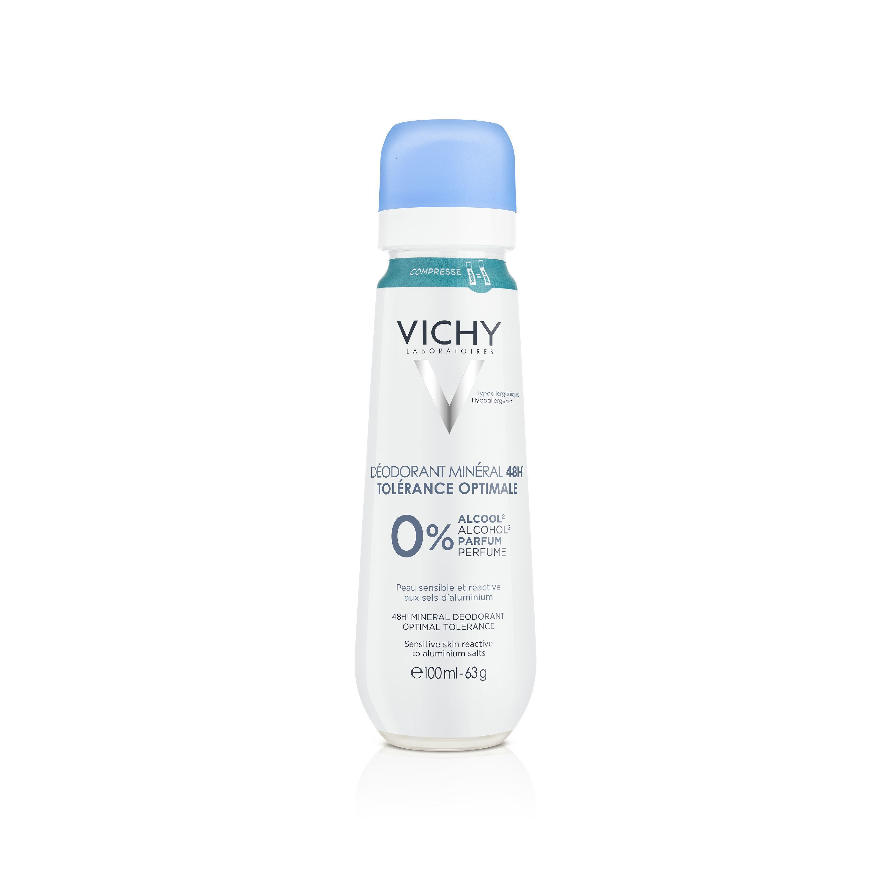 Vichy Déodorant minéral 48h Tolérance Optimale Spray