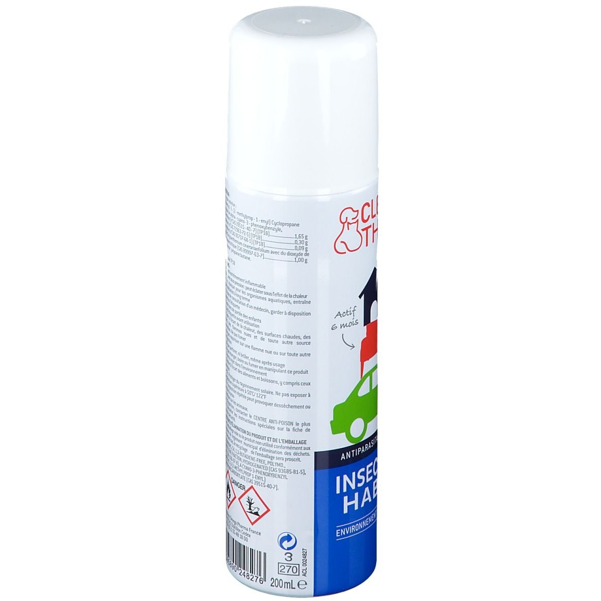 Clément Thékan Insecticide Habitat Spray et Fogger Chien & Chat shop