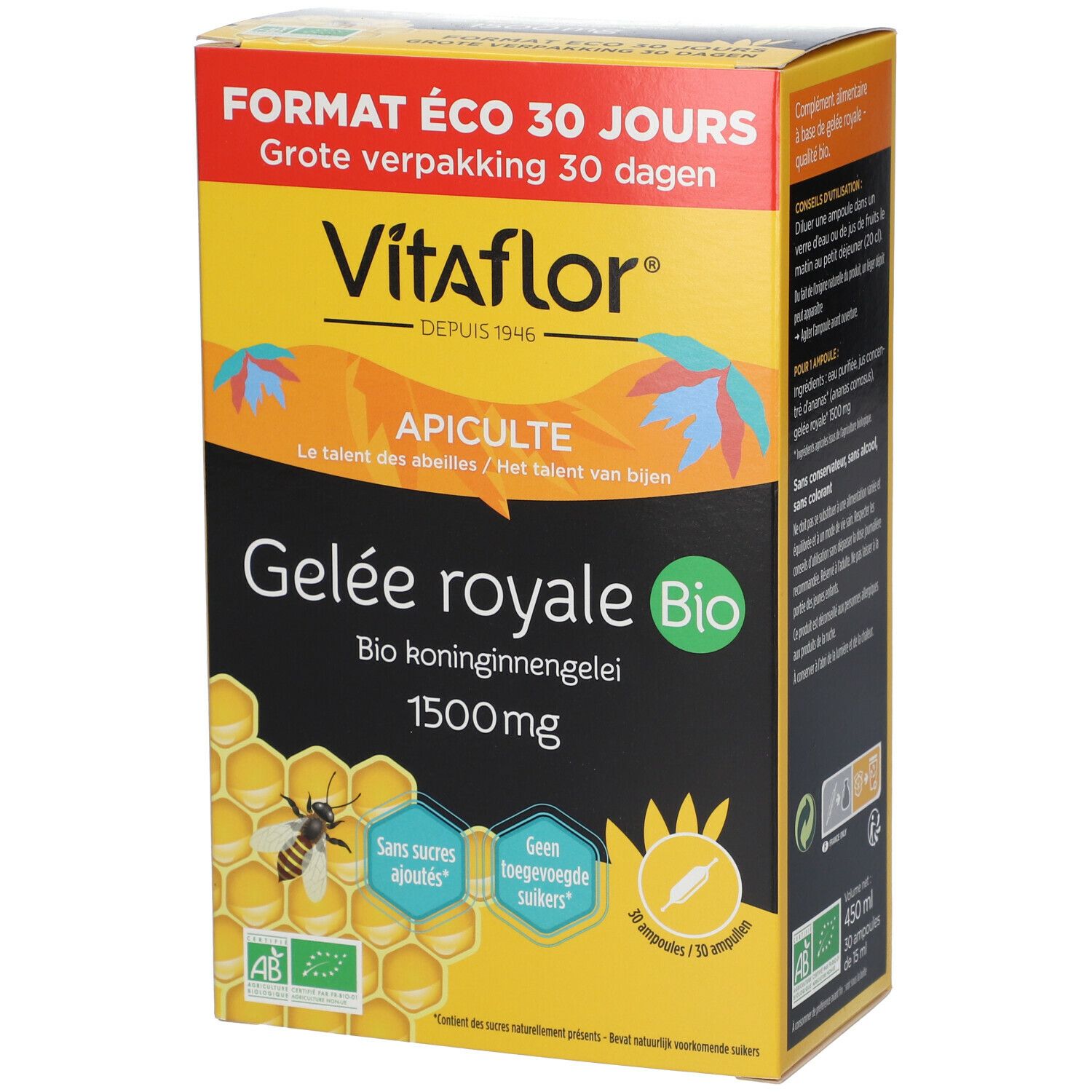 Vitaflor® Apiculte Gelée Royale Bio 1500 mg