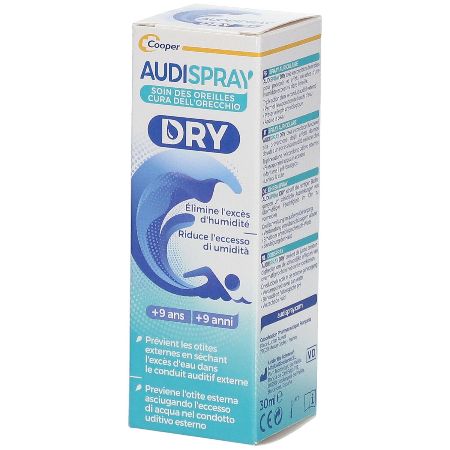 Audispray DRY Soin des Oreilles Spray