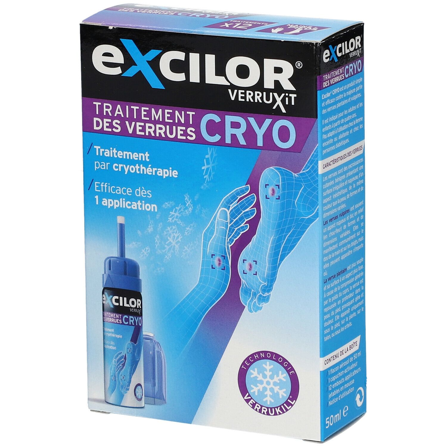 eXcilor® Verruxit Traitement des Verrues Cryo