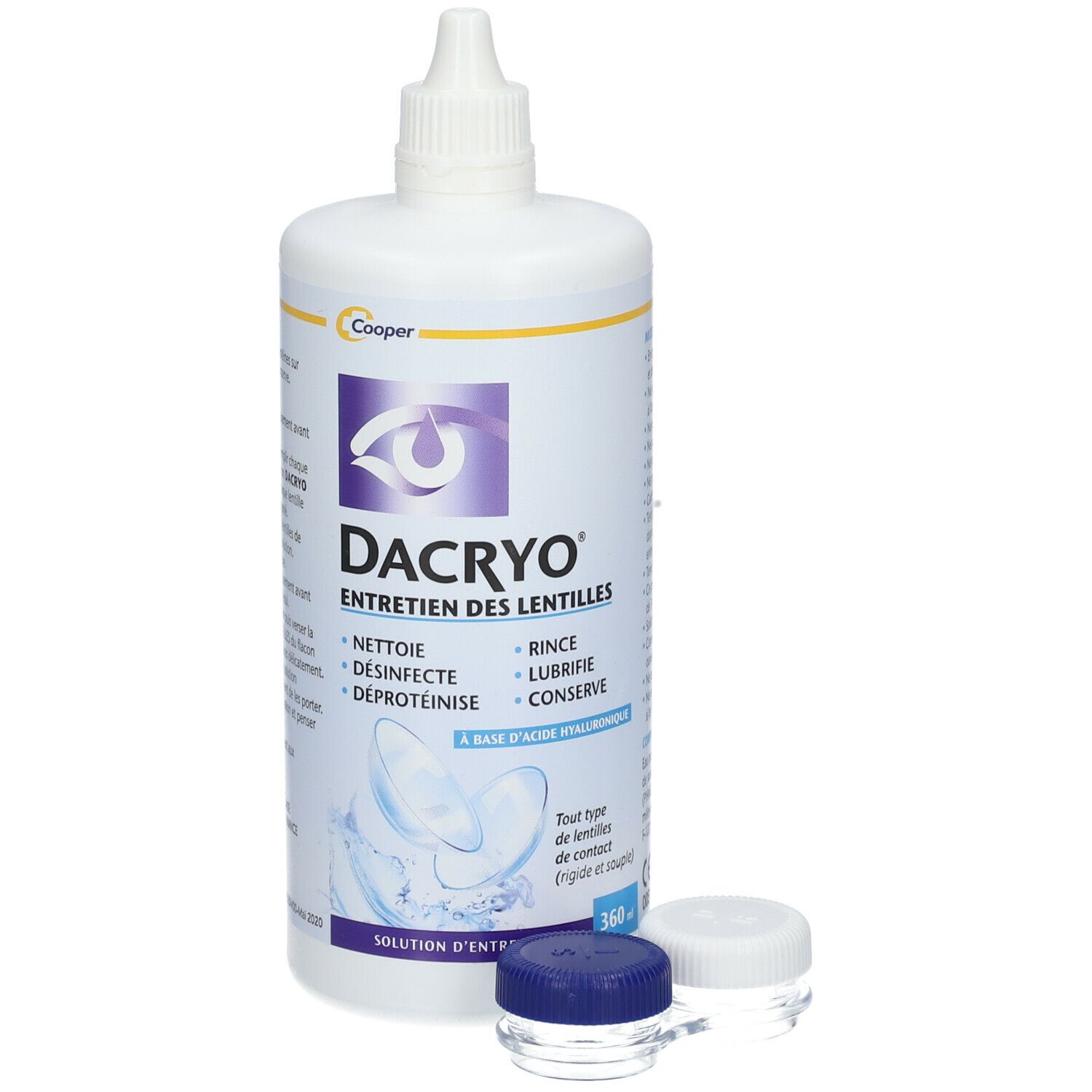 Dacryo® Entretien des Lentilles 6 en 1