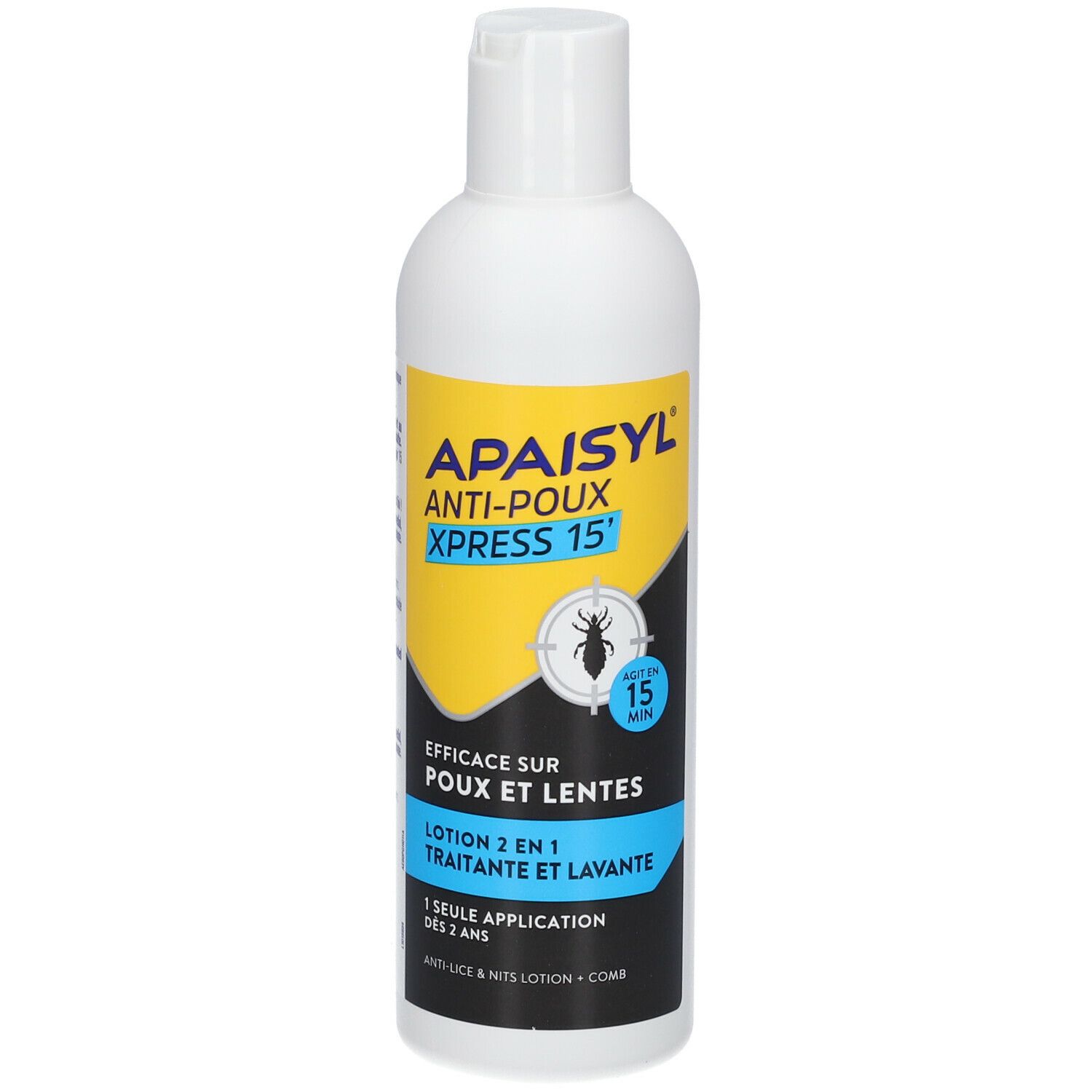 Apaisyl® Xpert Anti-Poux Lotion 2 en 1 traitante et lavante