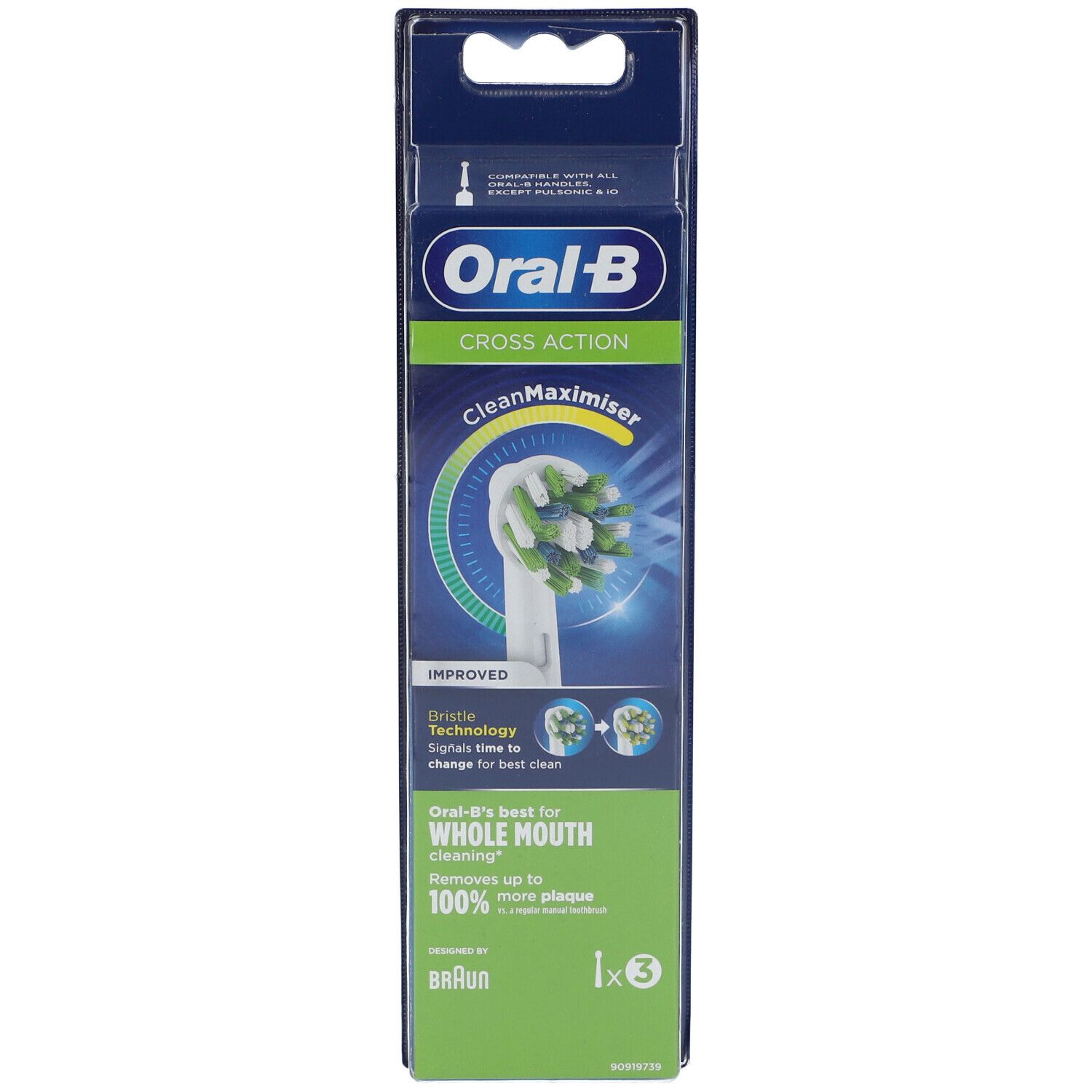 Oral-B Cross Action CleanMaximiser Brossettes de Rechange